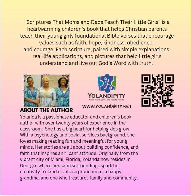 Scriptures That Moms and Dads Teach Their Little Girls