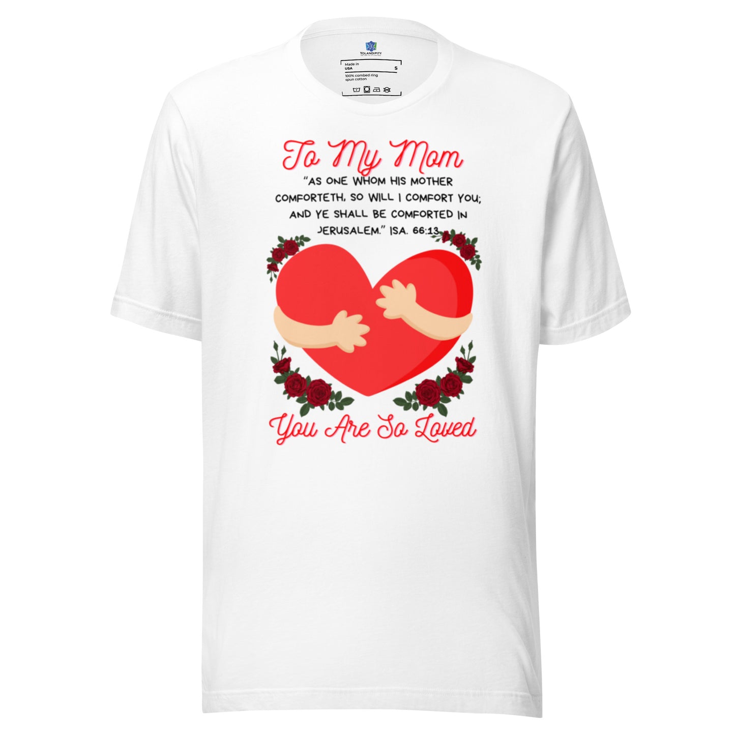 To My Mom- "Hugs" Women's Relaxed T-Shirt