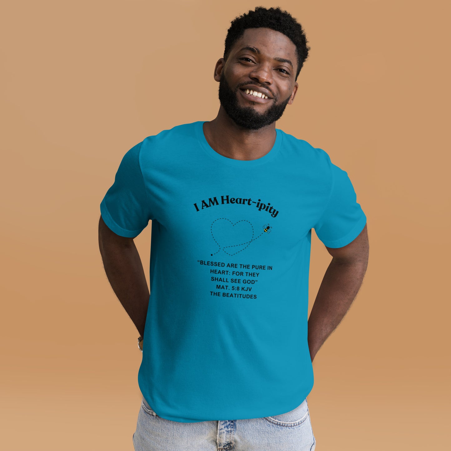 Unisex t-shirt "I AM Heart-ipity" B/W II