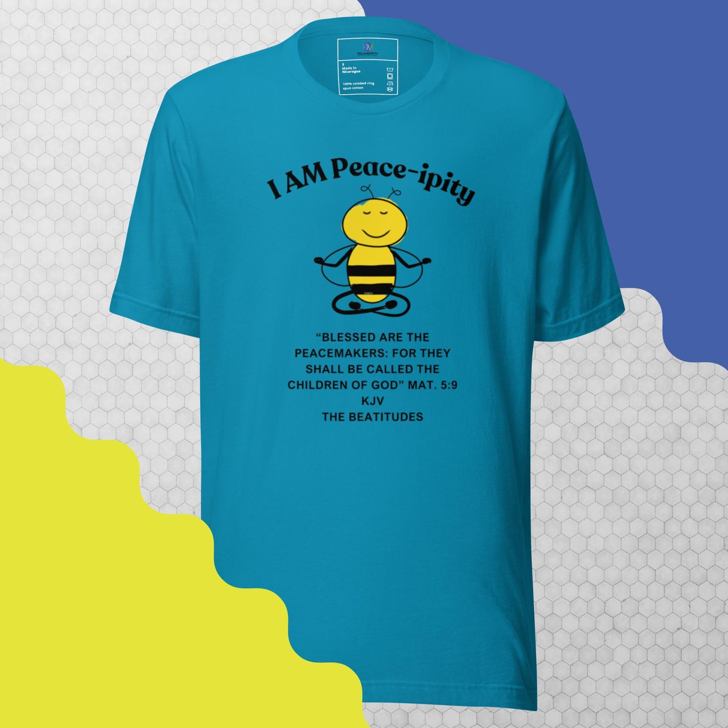 Unisex t-shirt "I AM Peace-ipity" B/W II