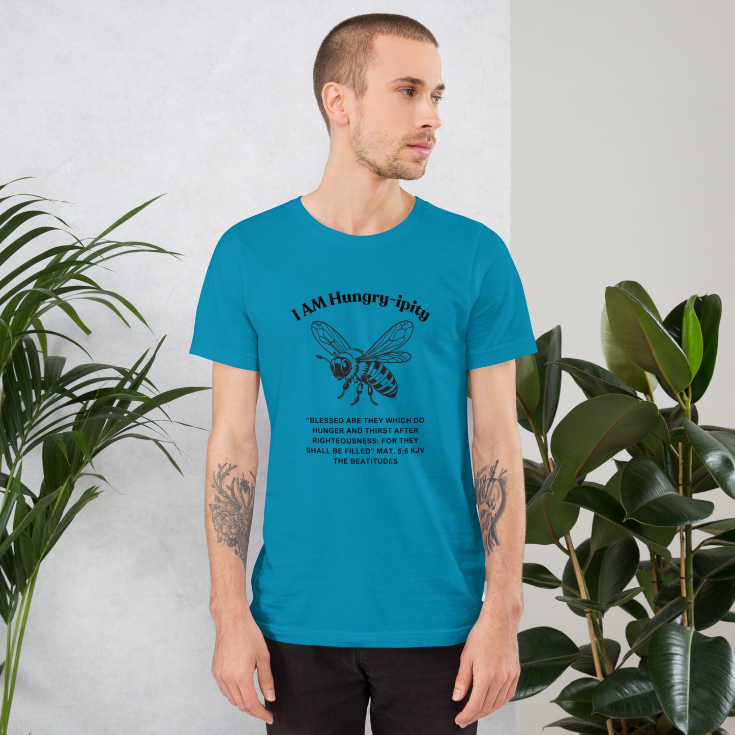 Unisex t-shirt "I AM Hungry-ipity" BW II