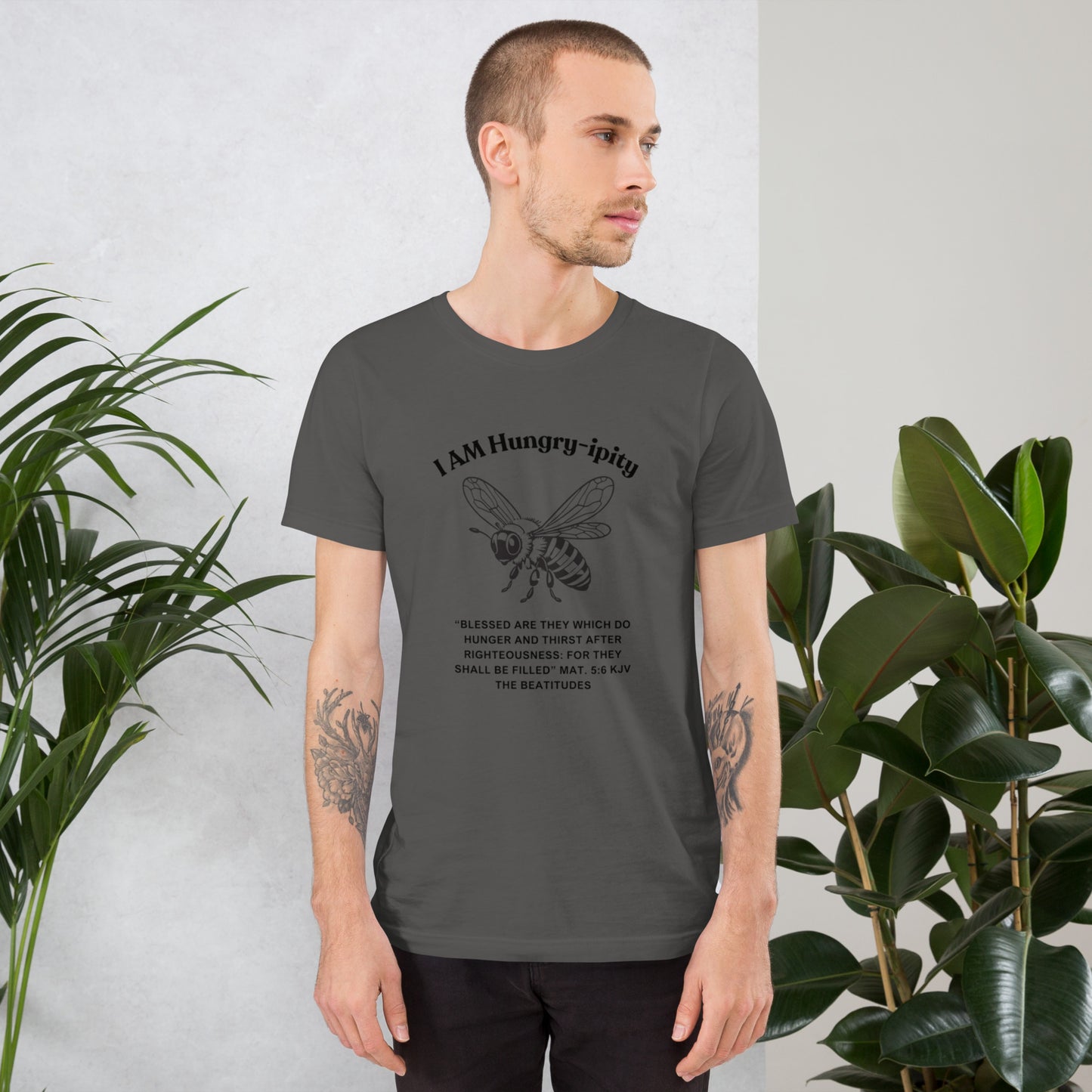 Unisex t-shirt "I AM Hungry-ipity" BW II