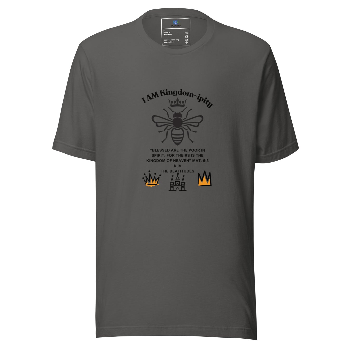 Unisex t-shirt "I AM Kingdom-ipity" Color II