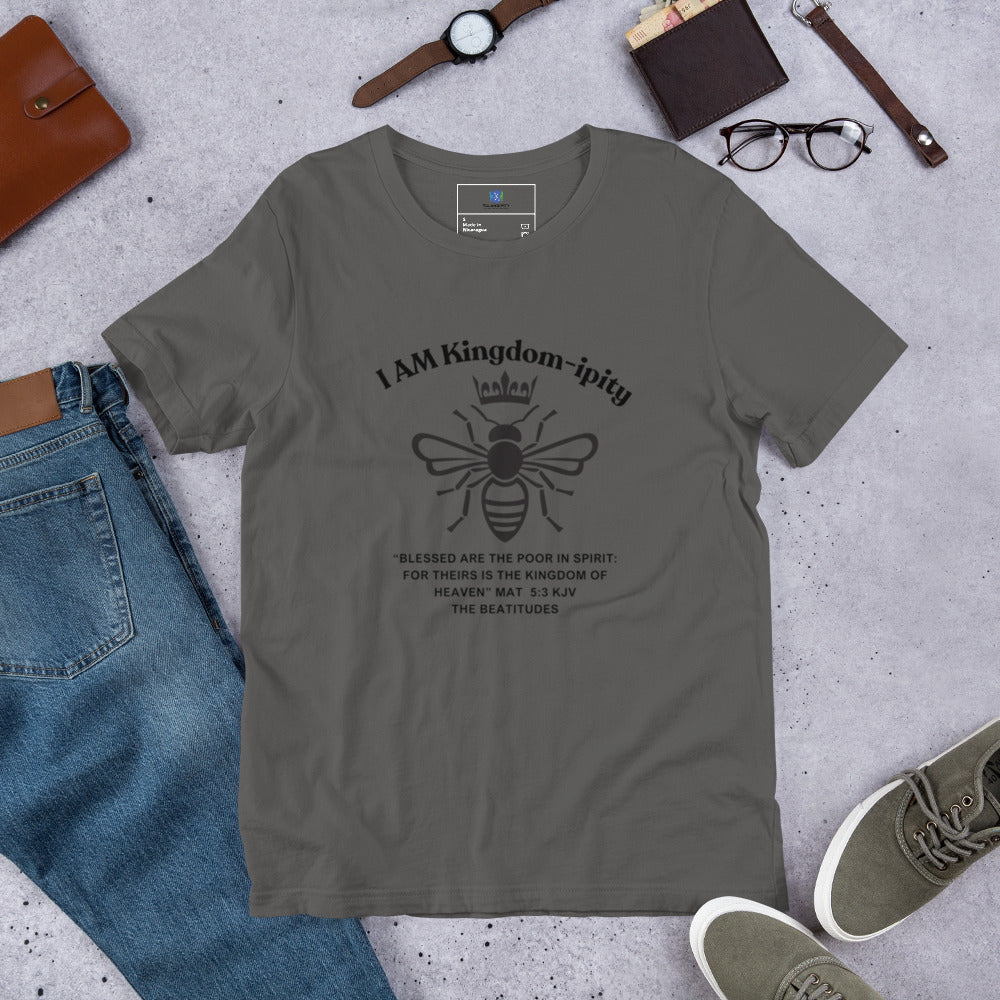 Unisex t-shirt "I AM Kingdom-ipity" B/W II