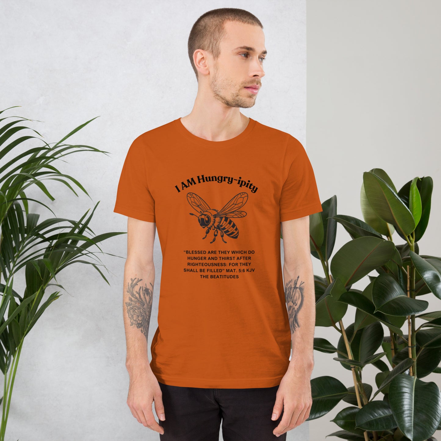 Unisex t-shirt "I AM Hungry-ipity" BW II