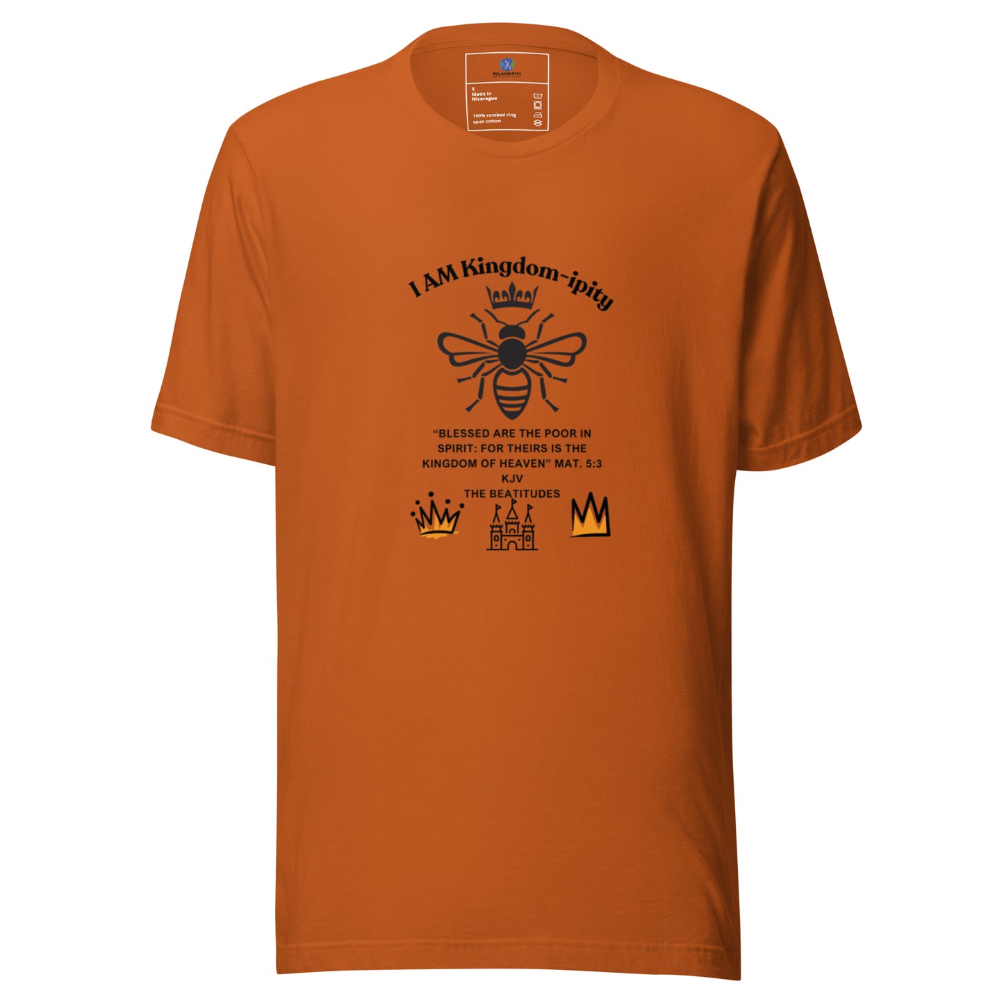 Unisex t-shirt "I AM Kingdom-ipity" Color II