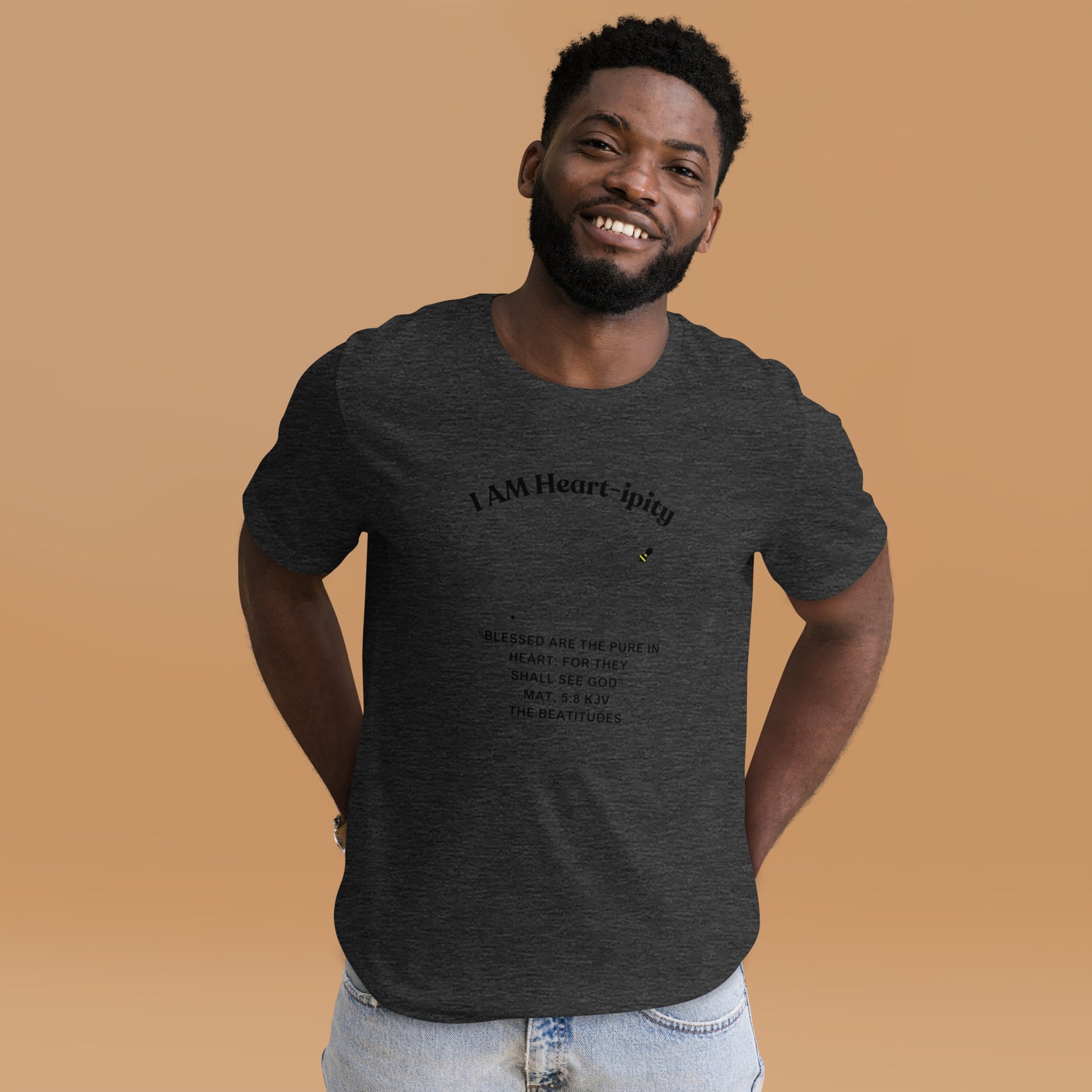 Unisex t-shirt "I AM Heart-ipity" B/W II