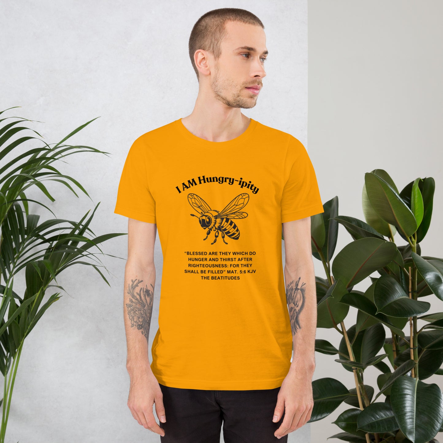 Unisex t-shirt "I AM Hungry-ipity" BW II