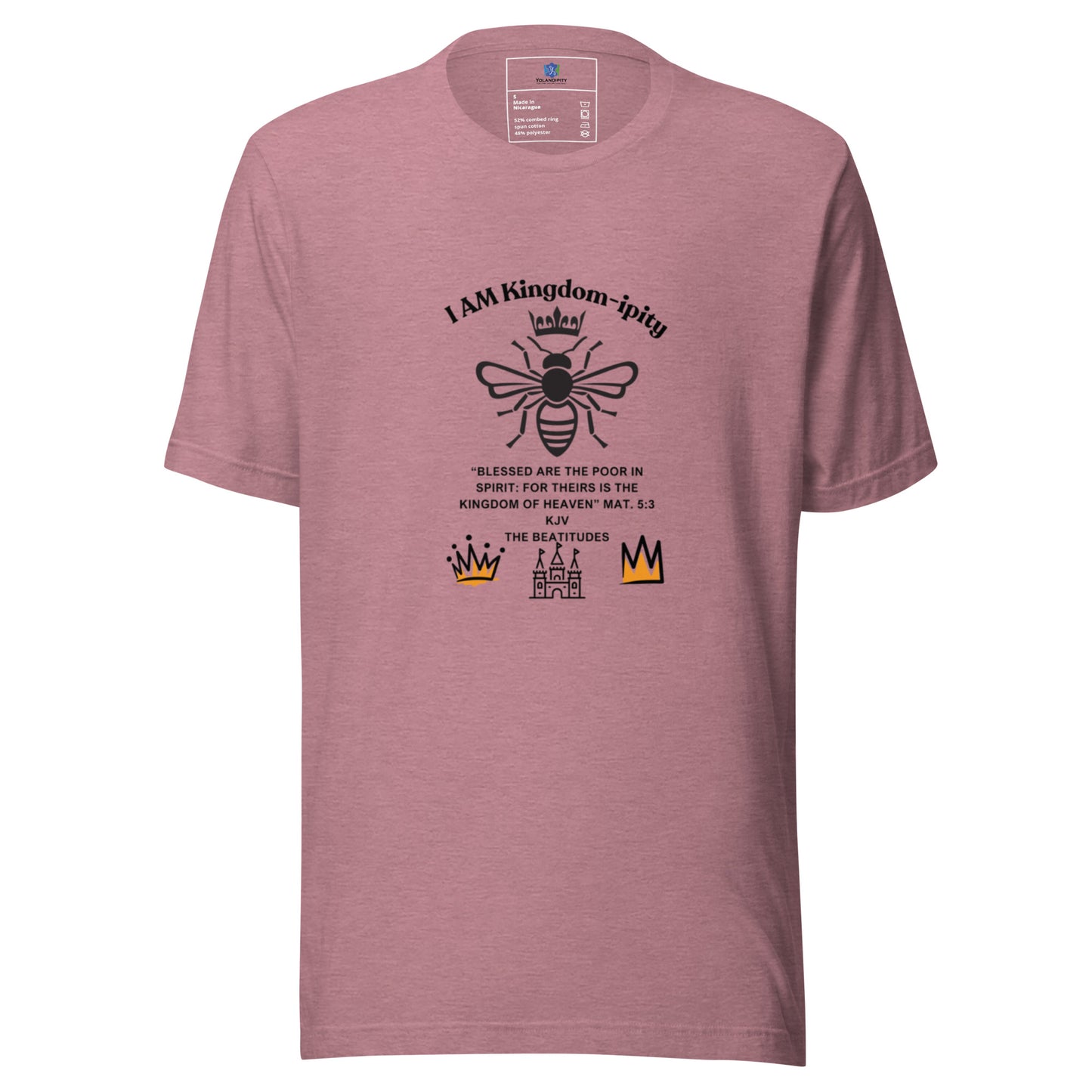 Unisex t-shirt "I AM Kingdom-ipity" Color II