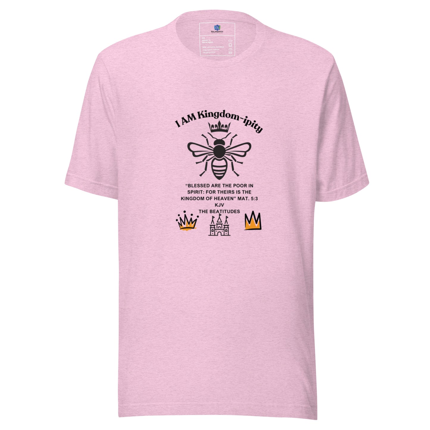 Unisex t-shirt "I AM Kingdom-ipity" Color II