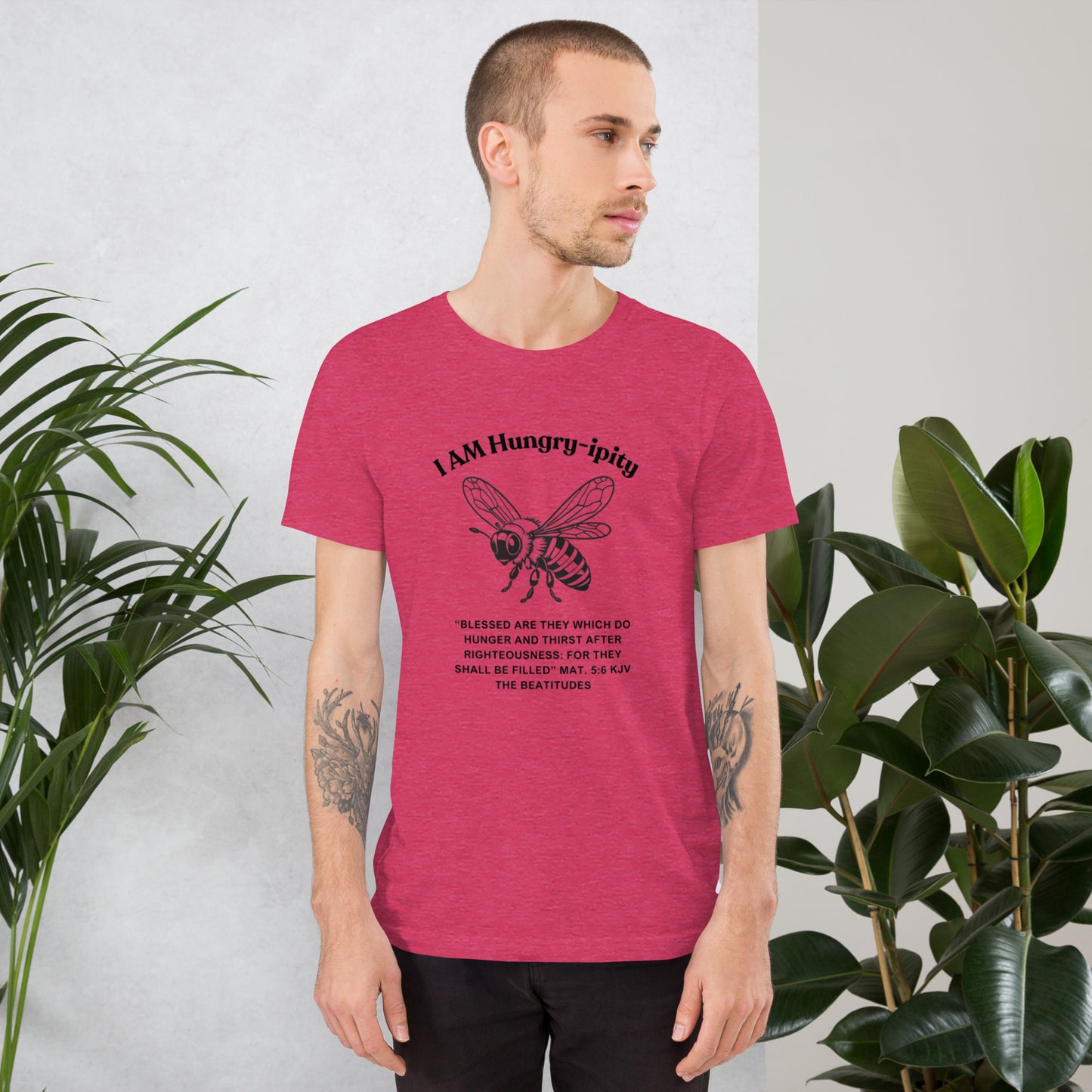 Unisex t-shirt "I AM Hungry-ipity" BW II