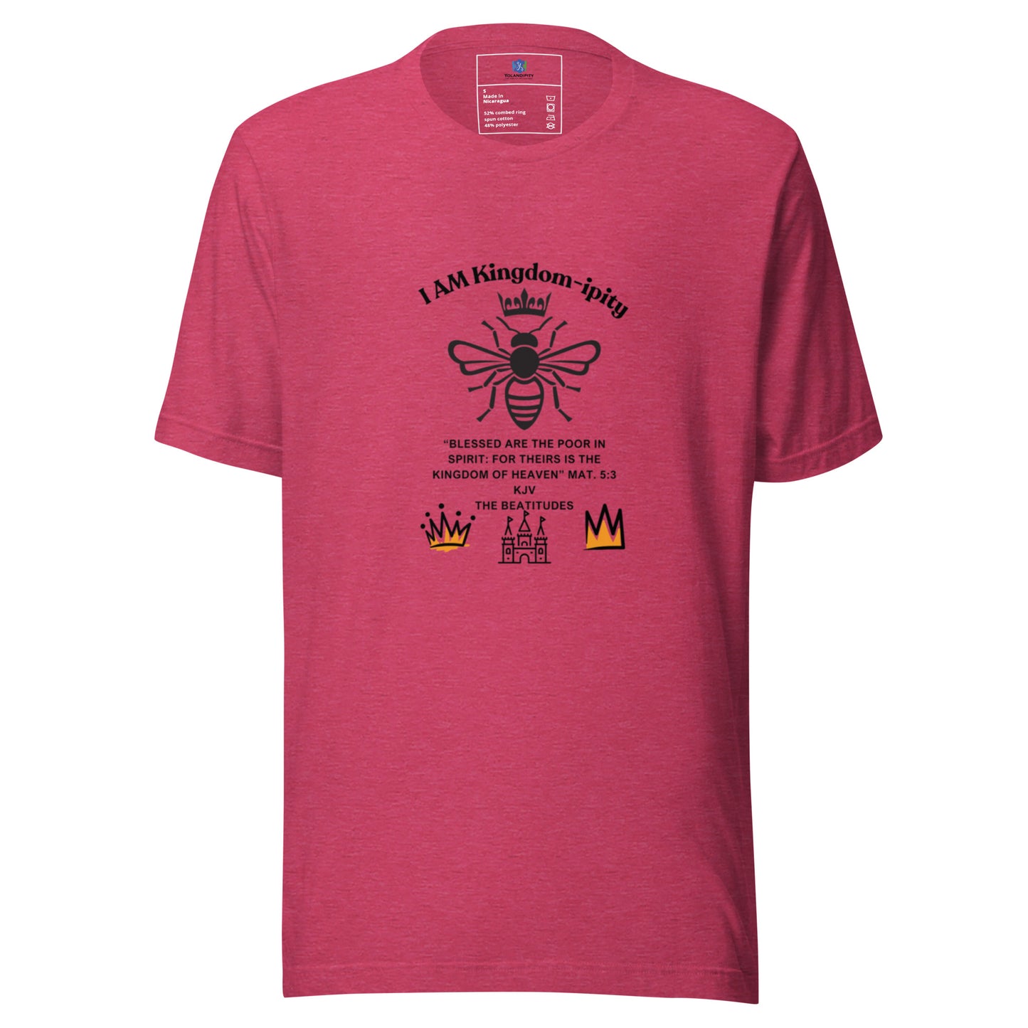 Unisex t-shirt "I AM Kingdom-ipity" Color II