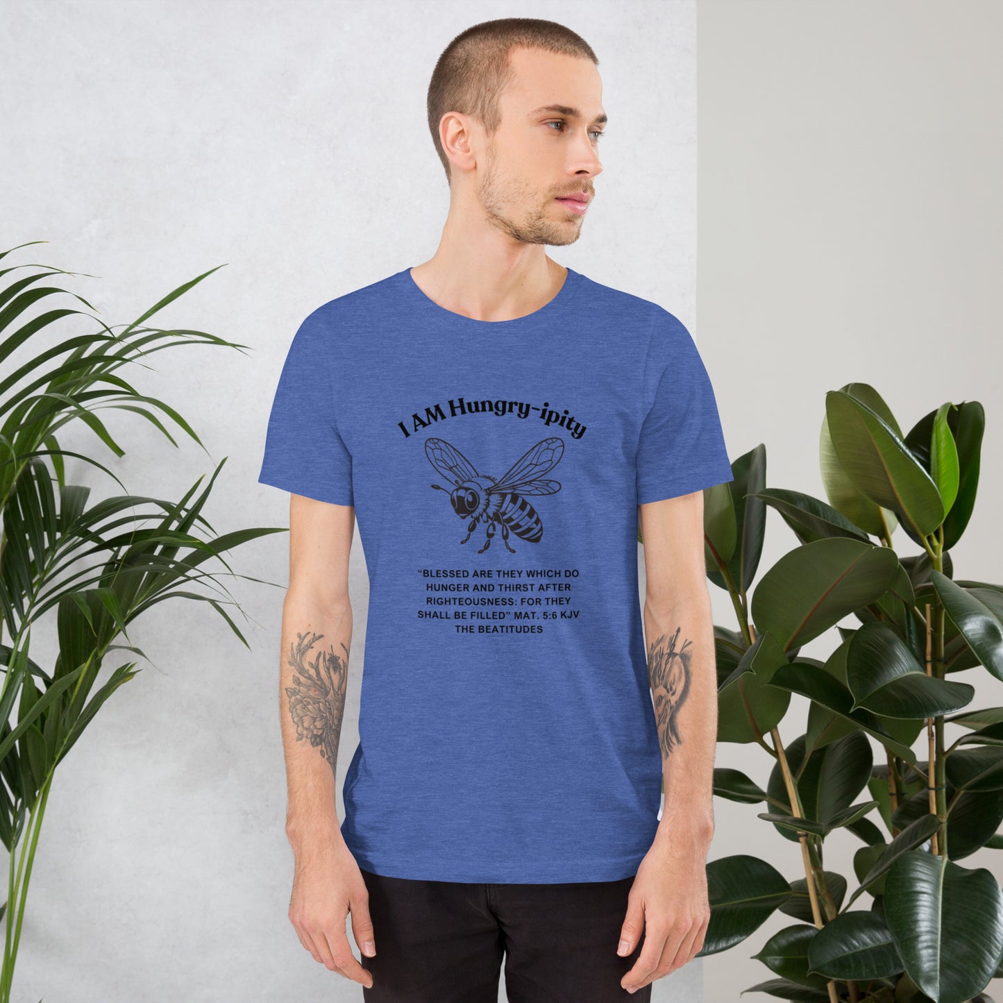 Unisex t-shirt "I AM Hungry-ipity" BW II