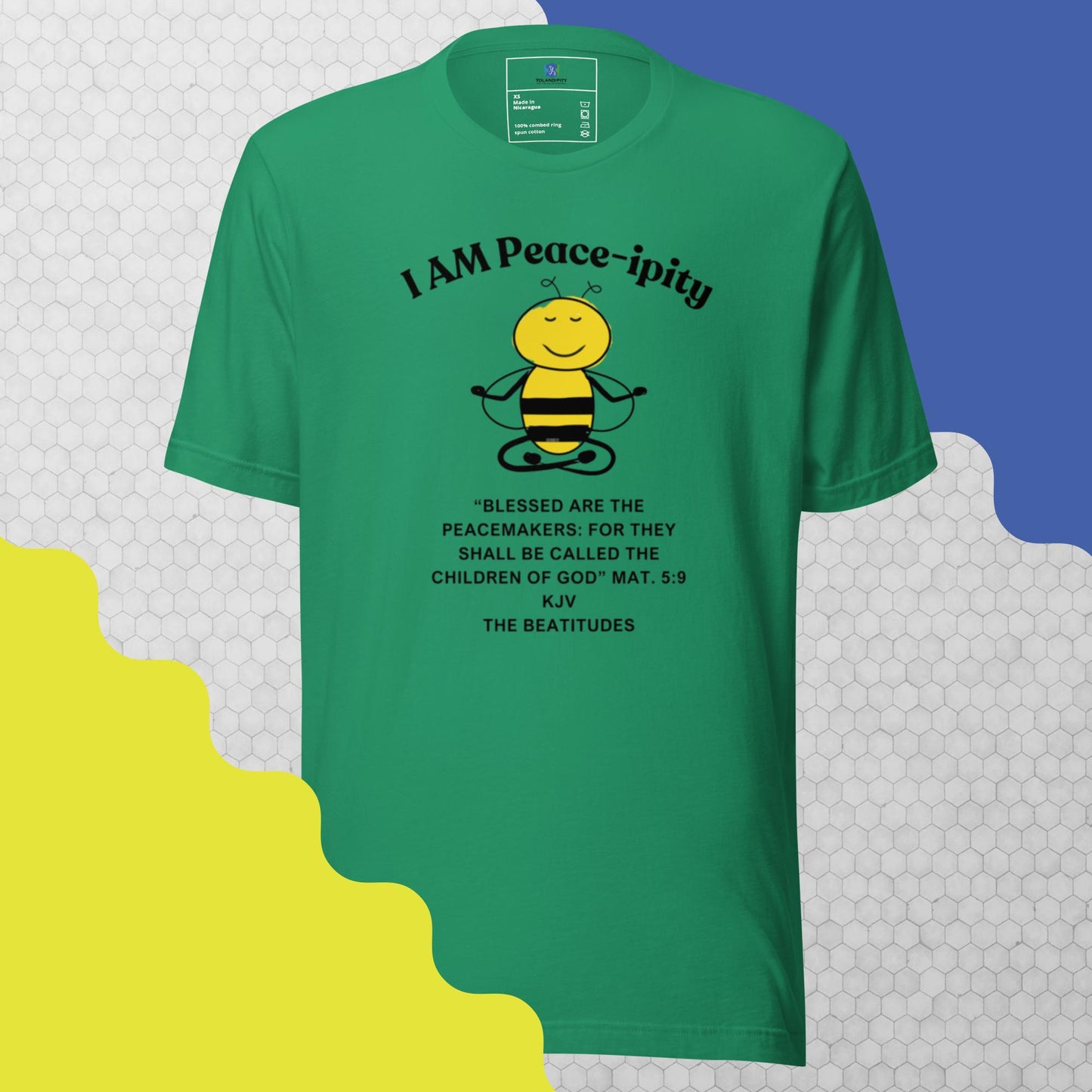 Unisex t-shirt "I AM Peace-ipity" B/W II