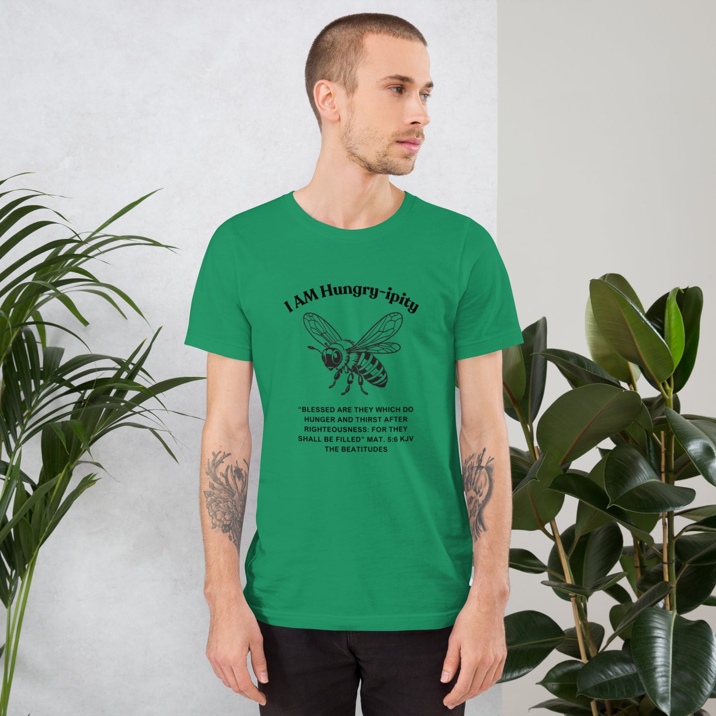 Unisex t-shirt "I AM Hungry-ipity" BW II