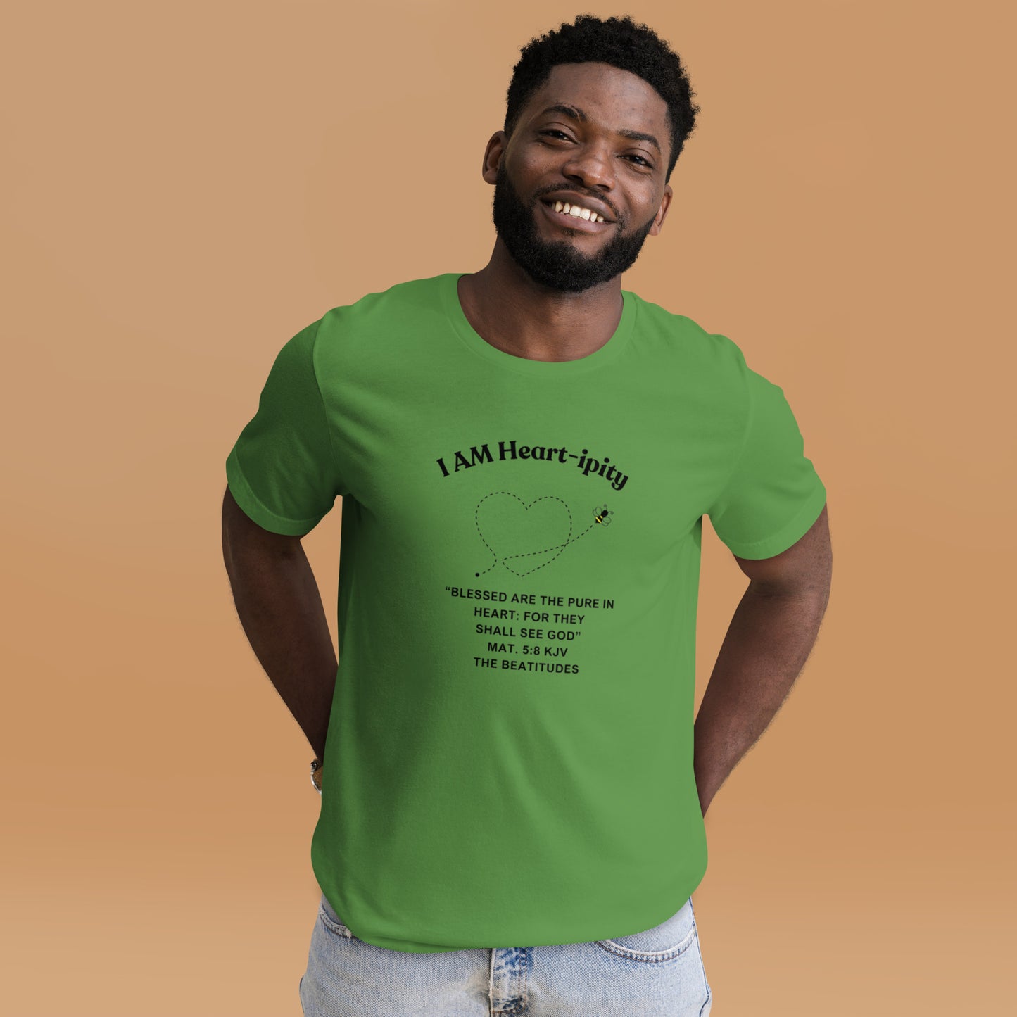 Unisex t-shirt "I AM Heart-ipity" B/W II
