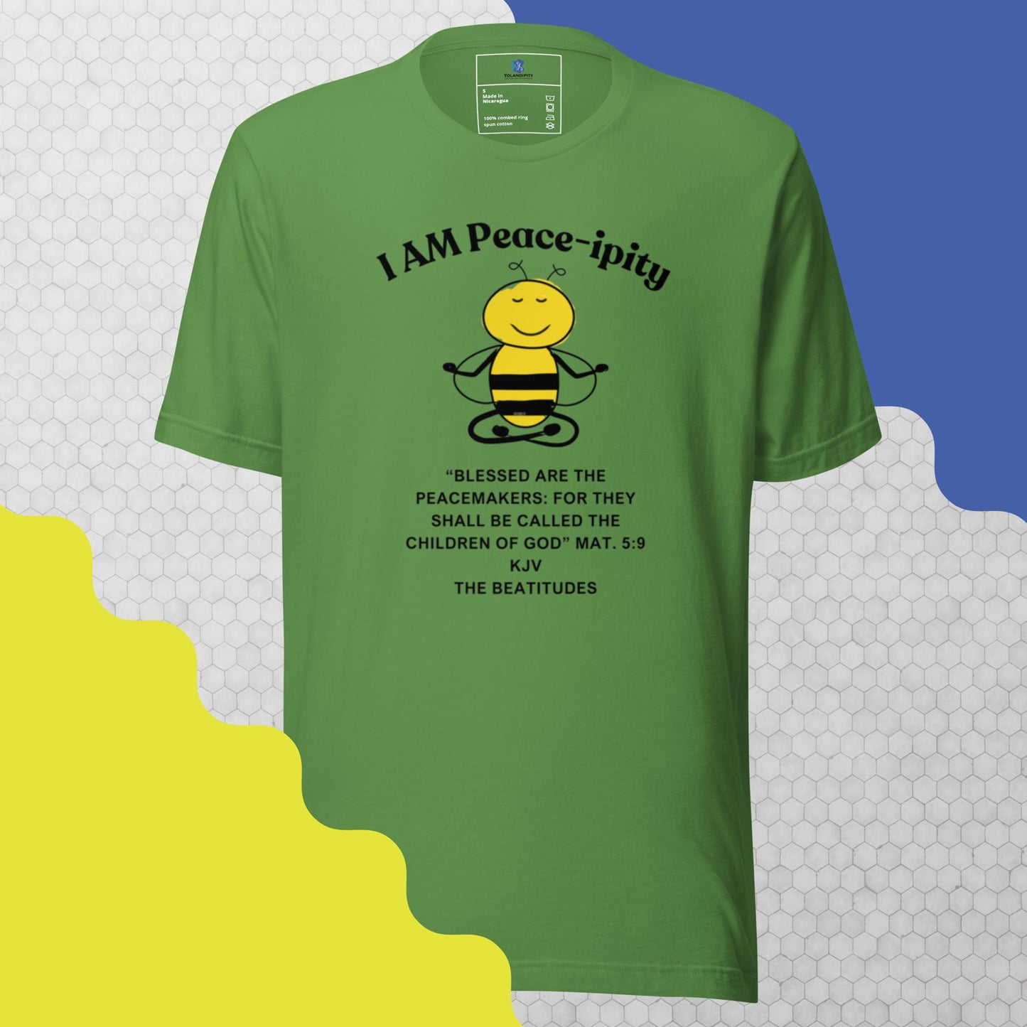 Unisex t-shirt "I AM Peace-ipity" B/W II