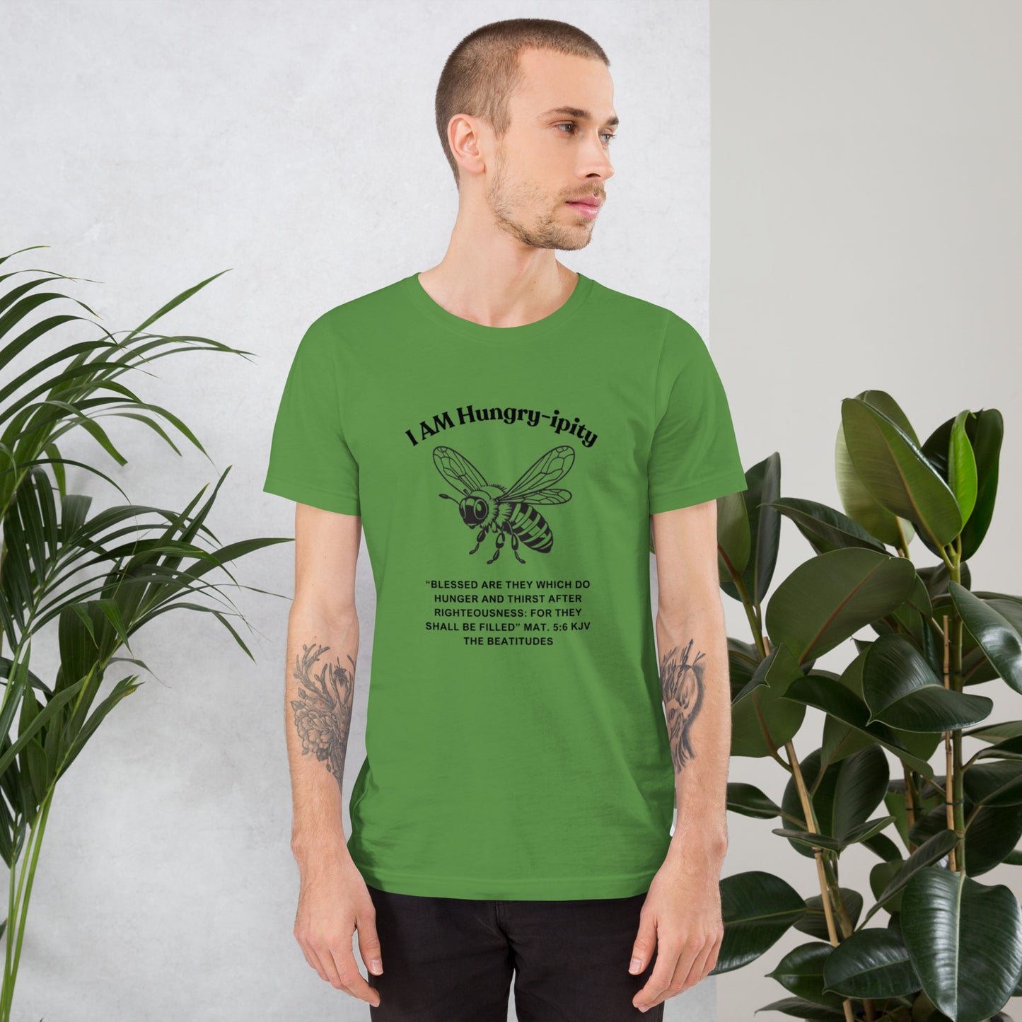 Unisex t-shirt "I AM Hungry-ipity" BW II