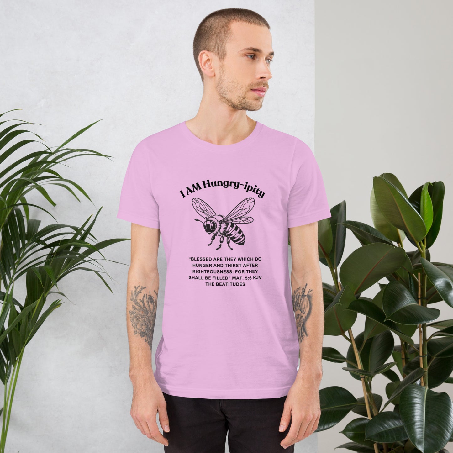 Unisex t-shirt "I AM Hungry-ipity" BW II