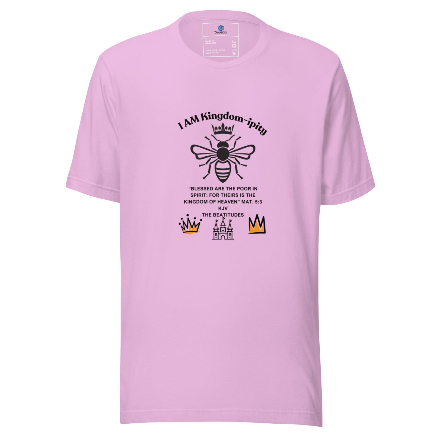 Unisex t-shirt "I AM Kingdom-ipity" Color II