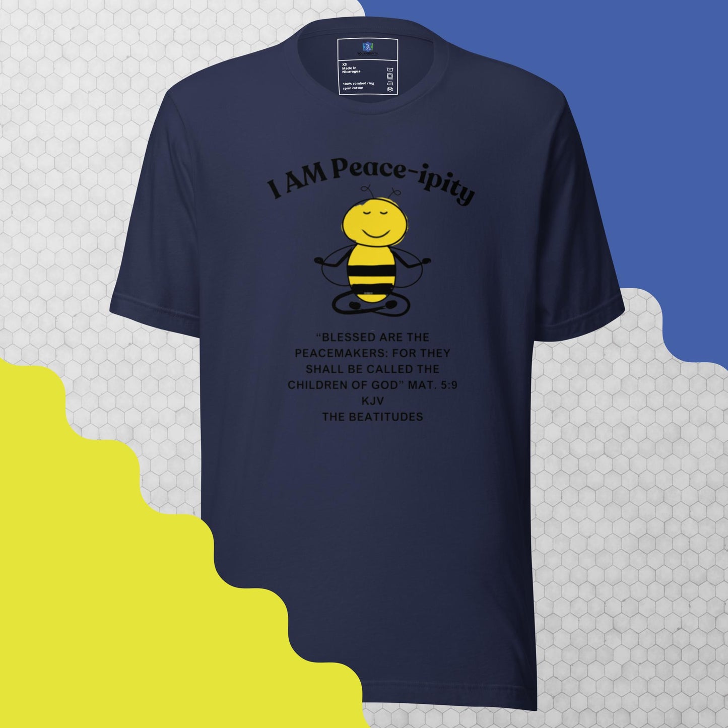Unisex t-shirt "I AM Peace-ipity" B/W II