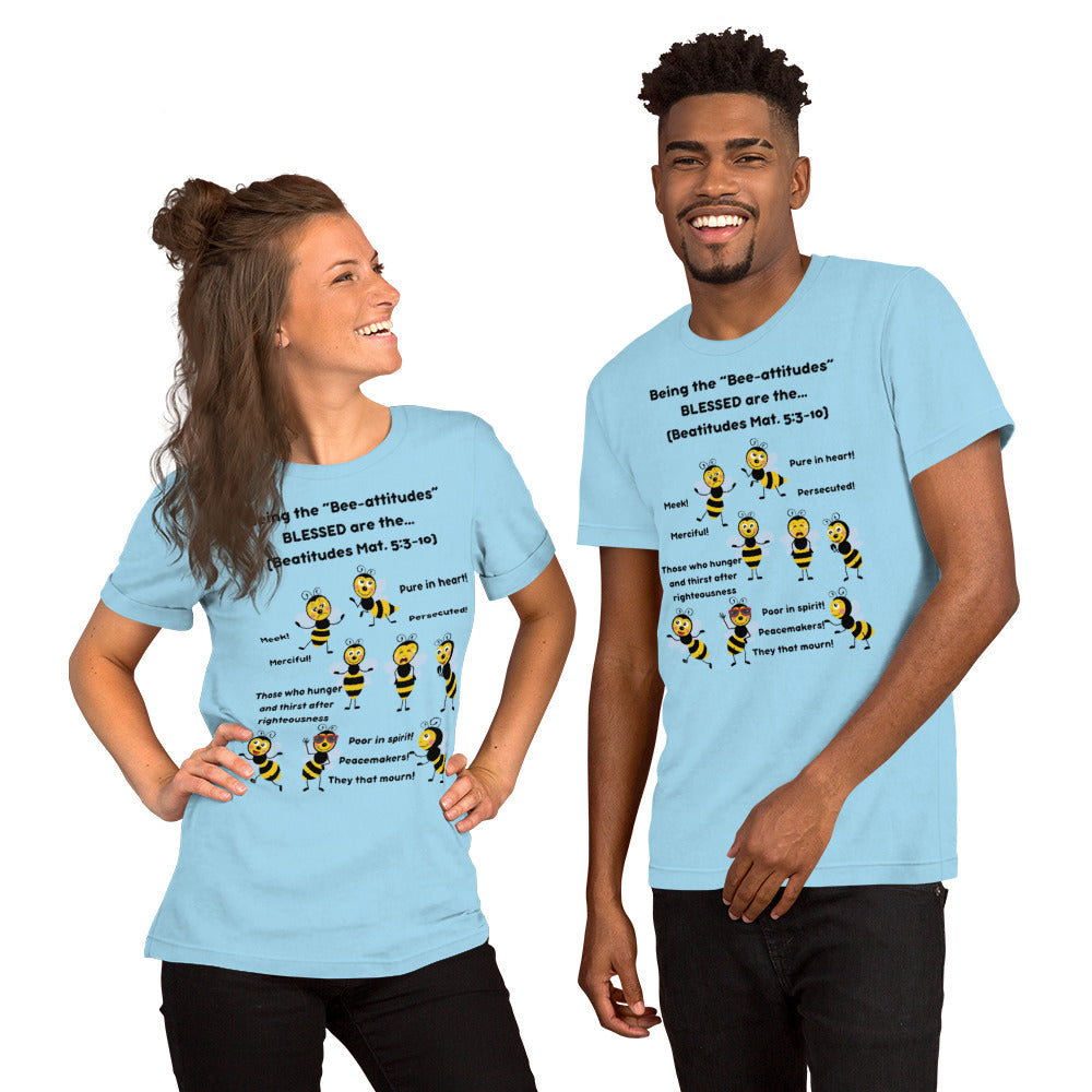 Unisex t-shirt "Being the Bee-attitudes" Adult