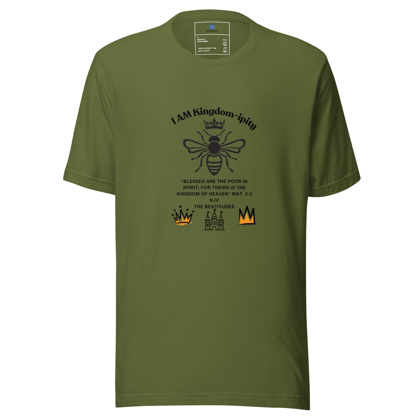 Unisex t-shirt "I AM Kingdom-ipity" Color II