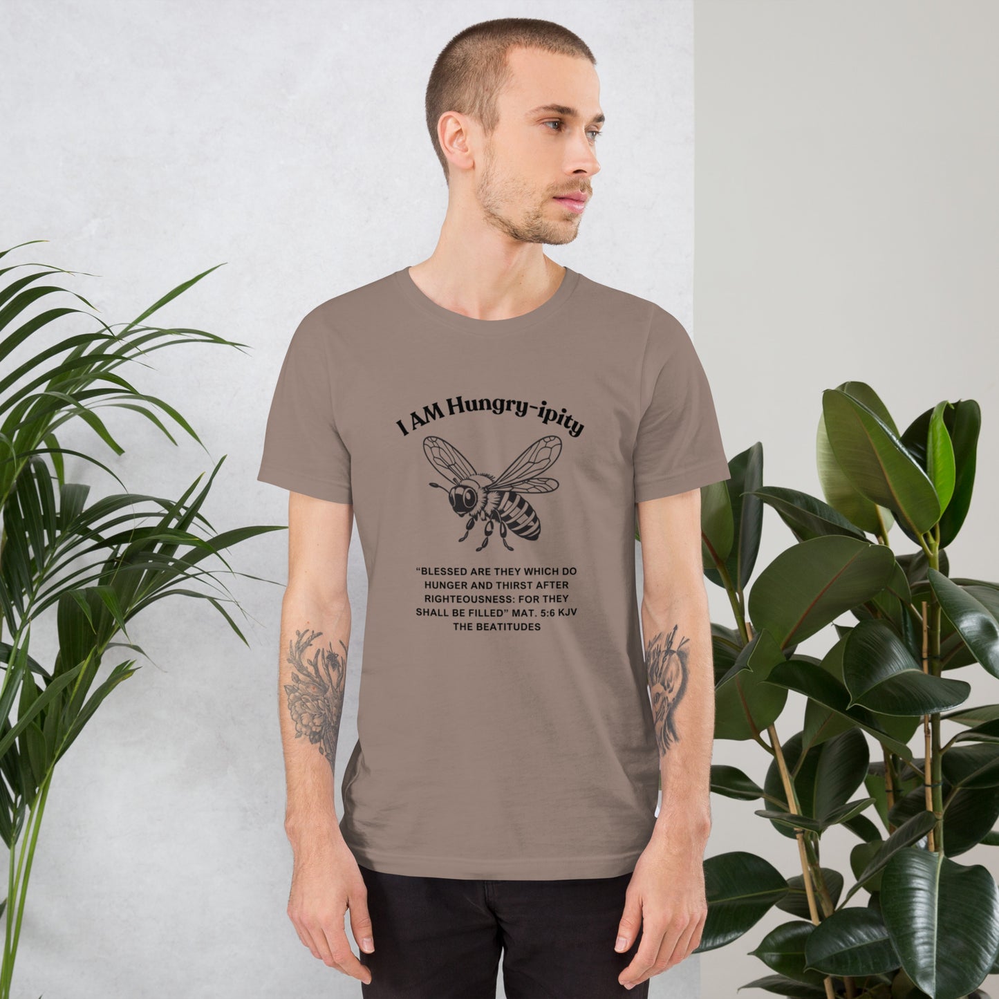 Unisex t-shirt "I AM Hungry-ipity" BW II