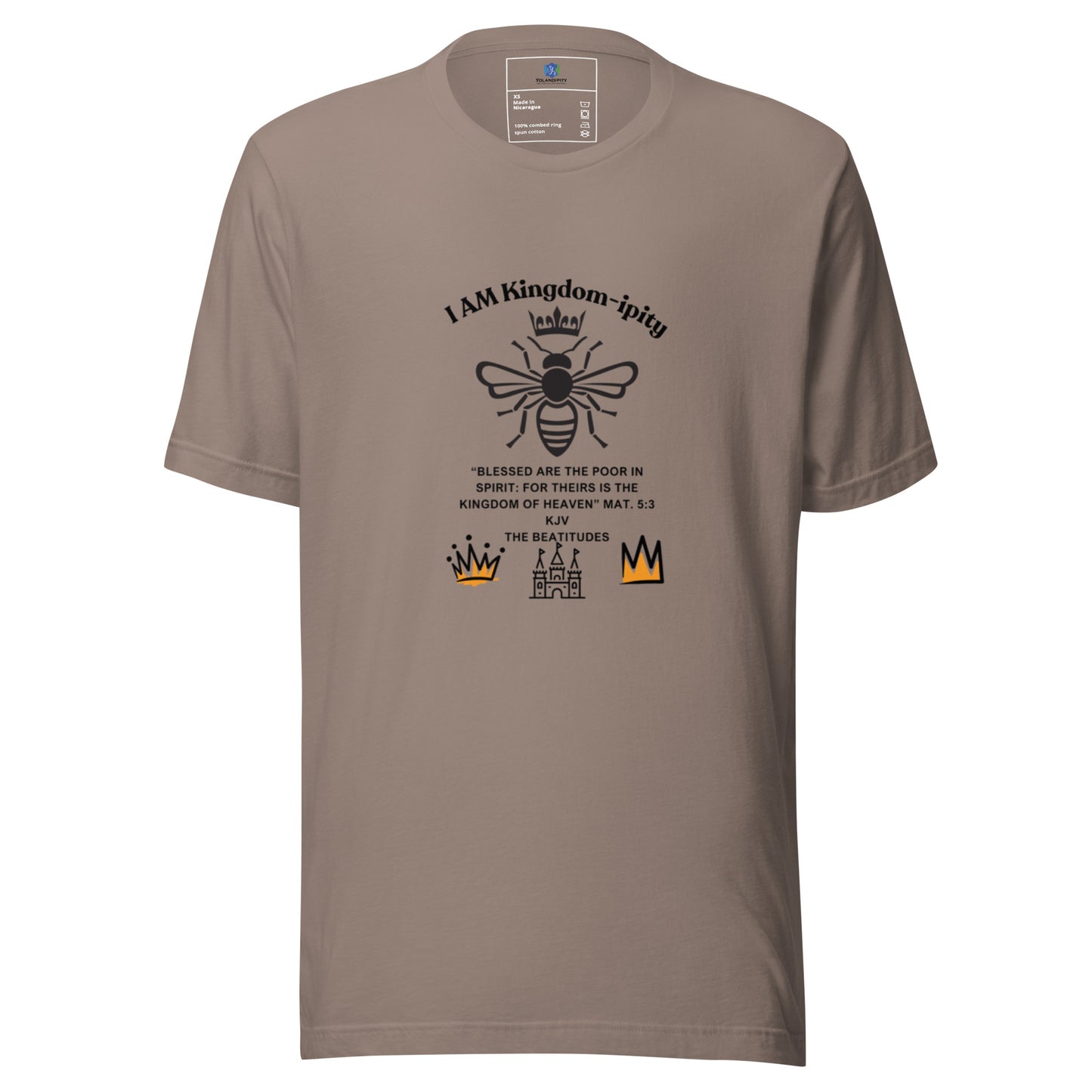 Unisex t-shirt "I AM Kingdom-ipity" Color II