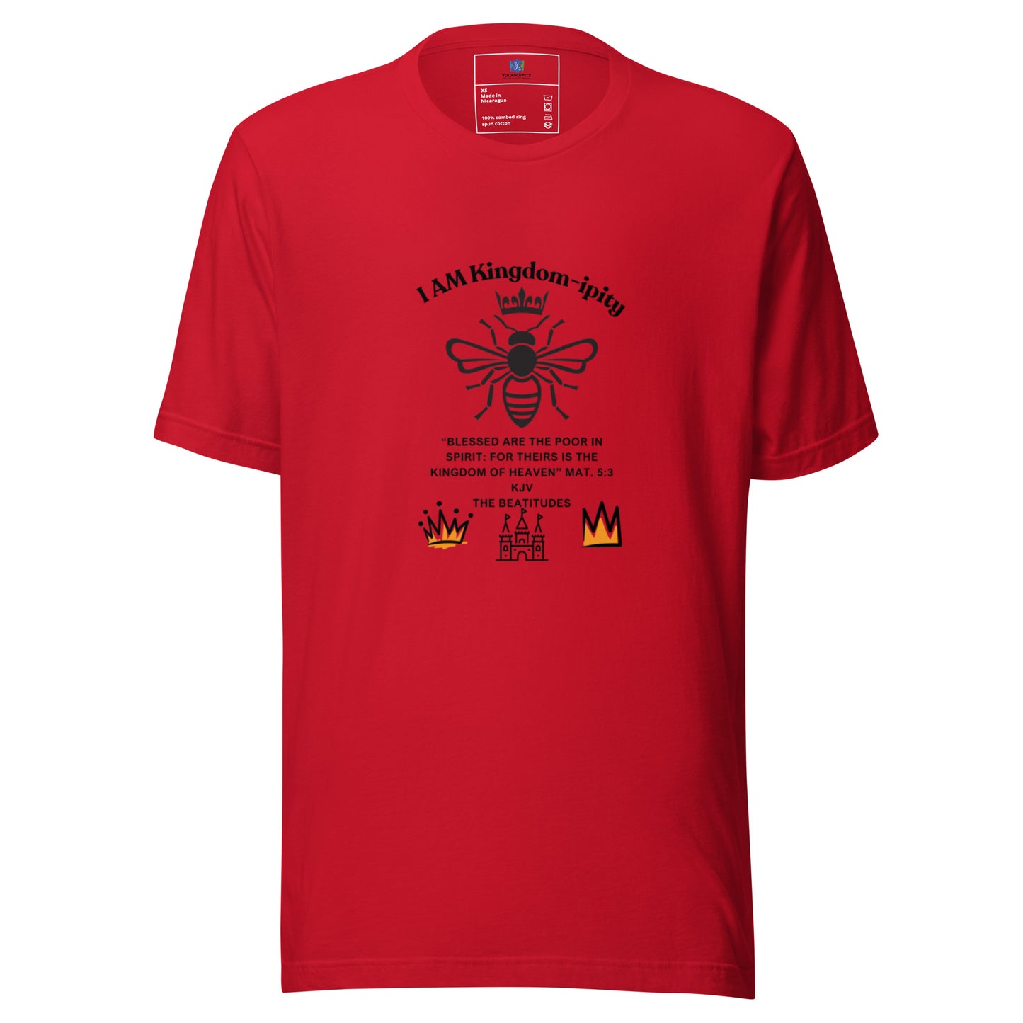 Unisex t-shirt "I AM Kingdom-ipity" Color II