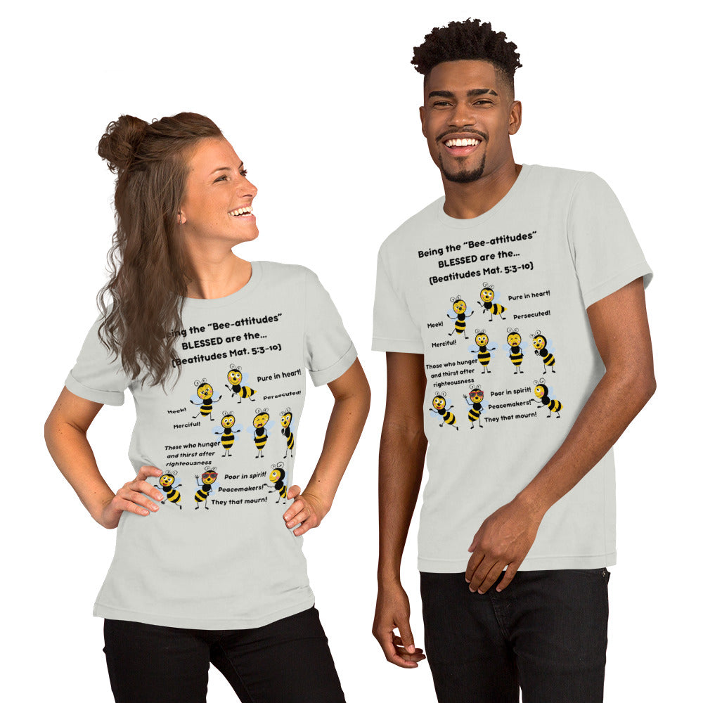 Unisex t-shirt "Being the Bee-attitudes" Adult