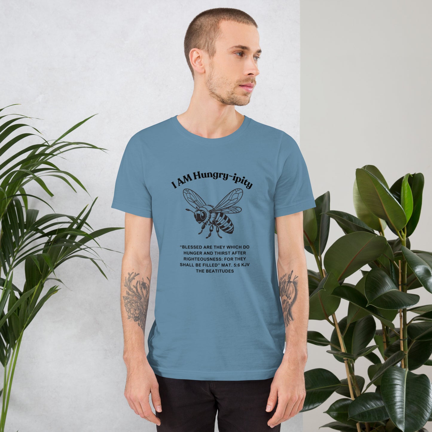 Unisex t-shirt "I AM Hungry-ipity" BW II