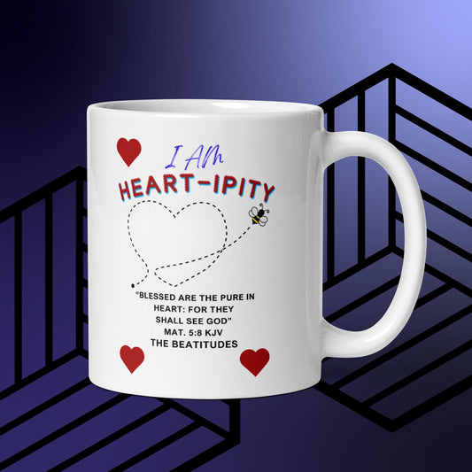 "I AM Heart-ipity" Color Coffee Mug