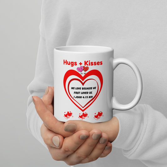 White glossy mug-Love Series