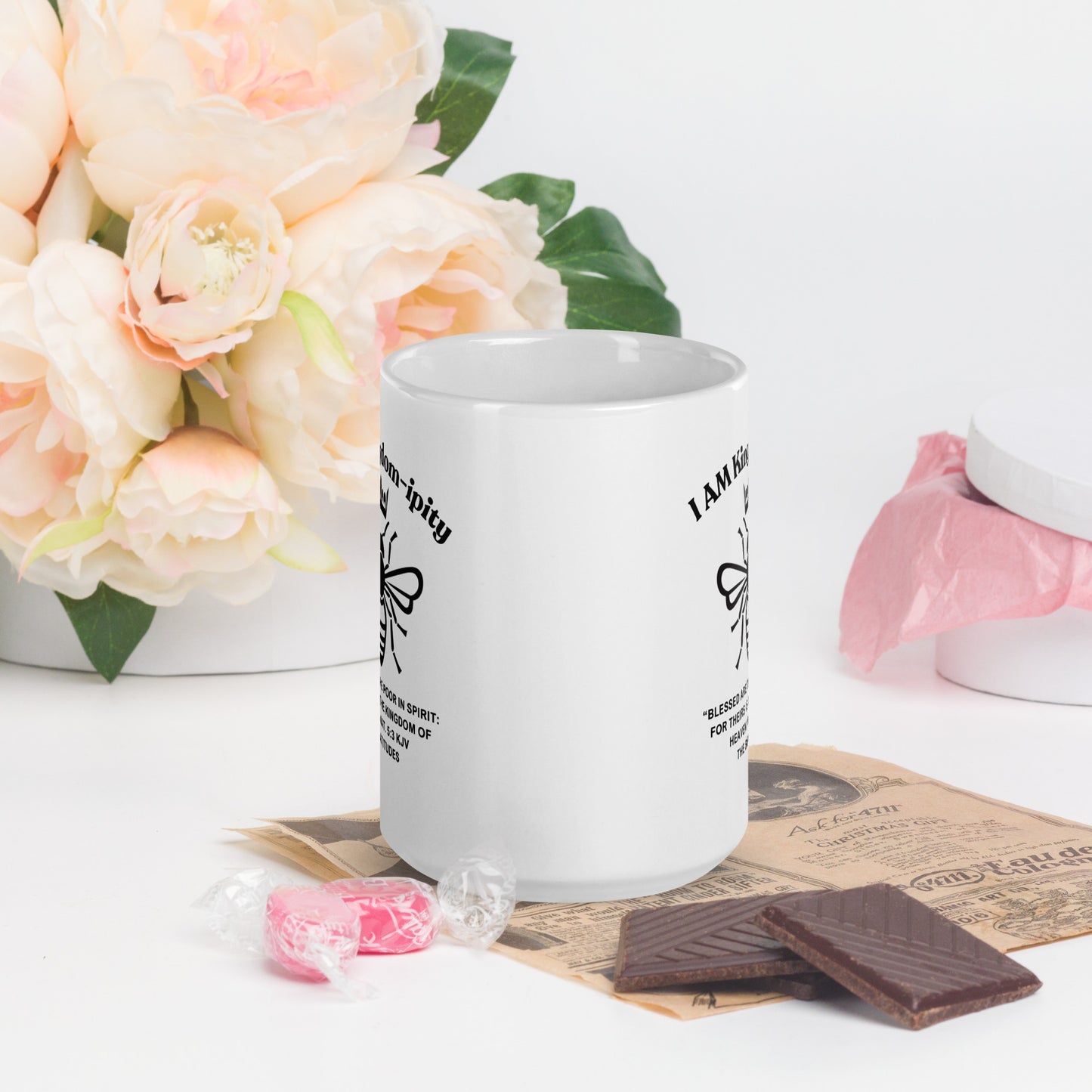 "I AM Kingdom-ipity" Coffee Mug B/W
