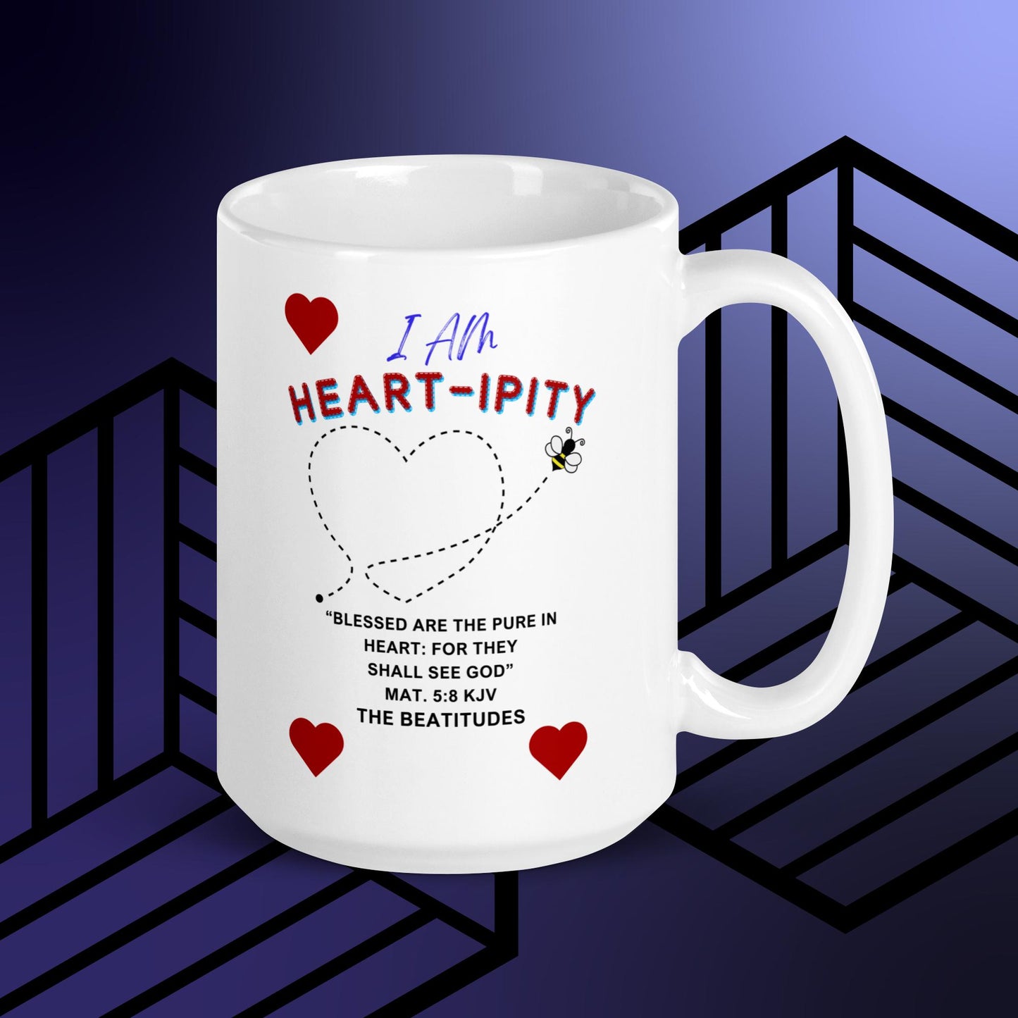"I AM Heart-ipity" Color Coffee Mug