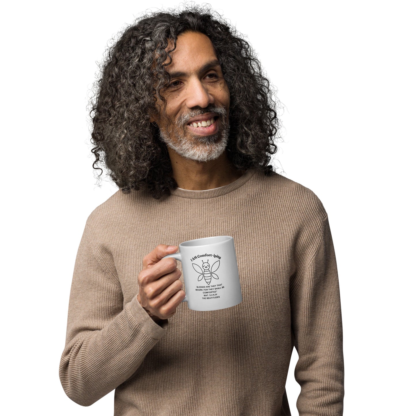 "I AM Comfort-ipity" Coffee Mug B/W