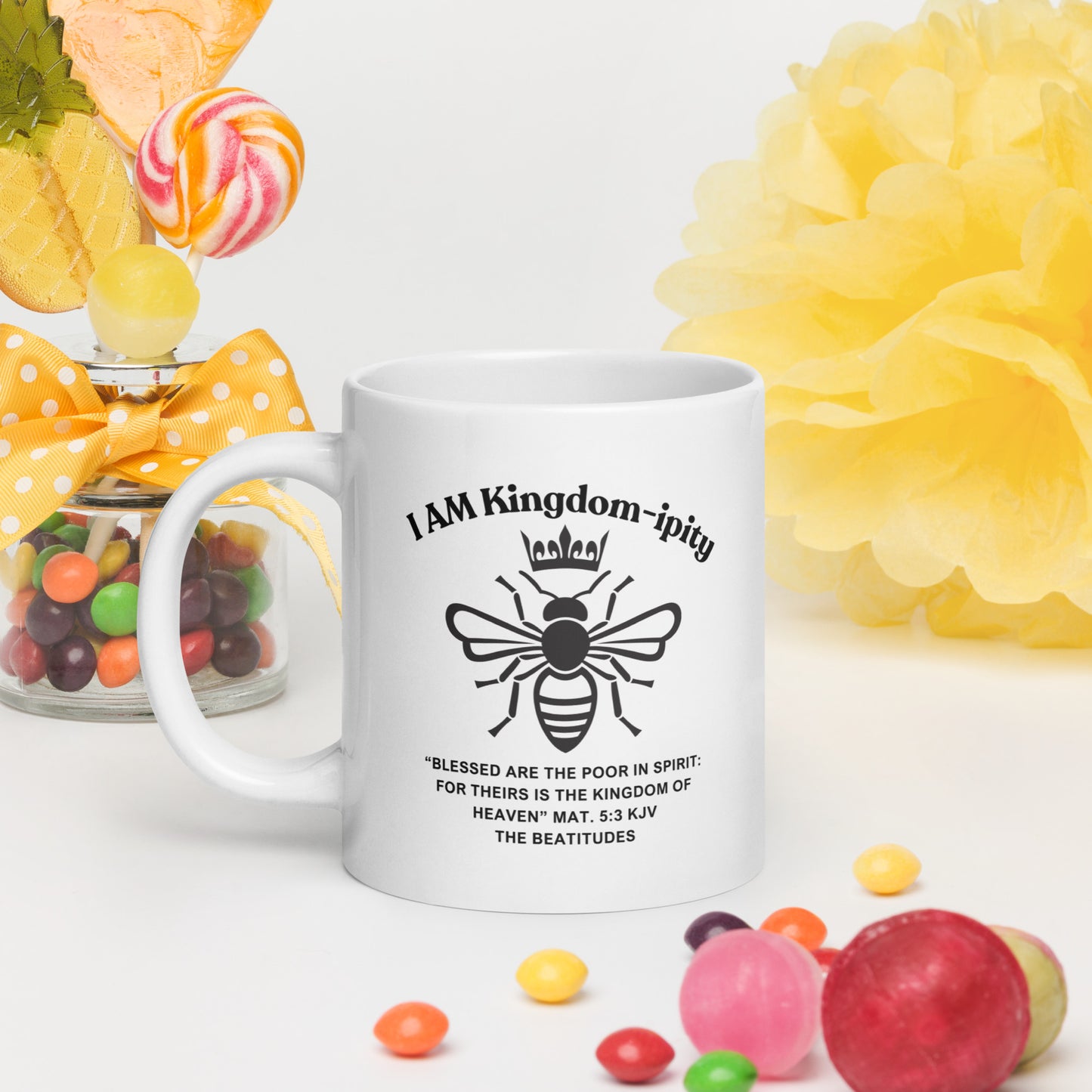 "I AM Kingdom-ipity" Coffee Mug B/W
