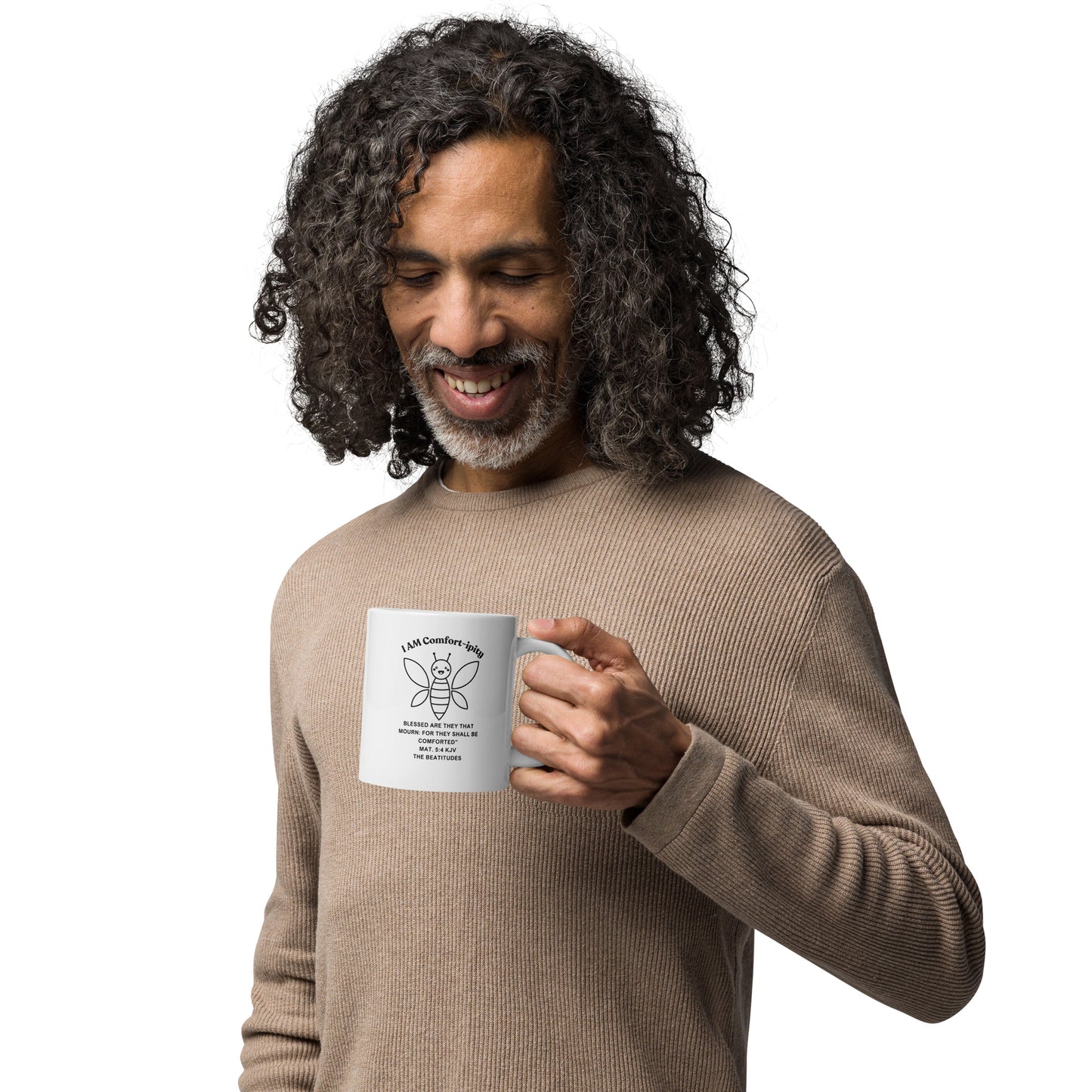 "I AM Comfort-ipity" Coffee Mug B/W