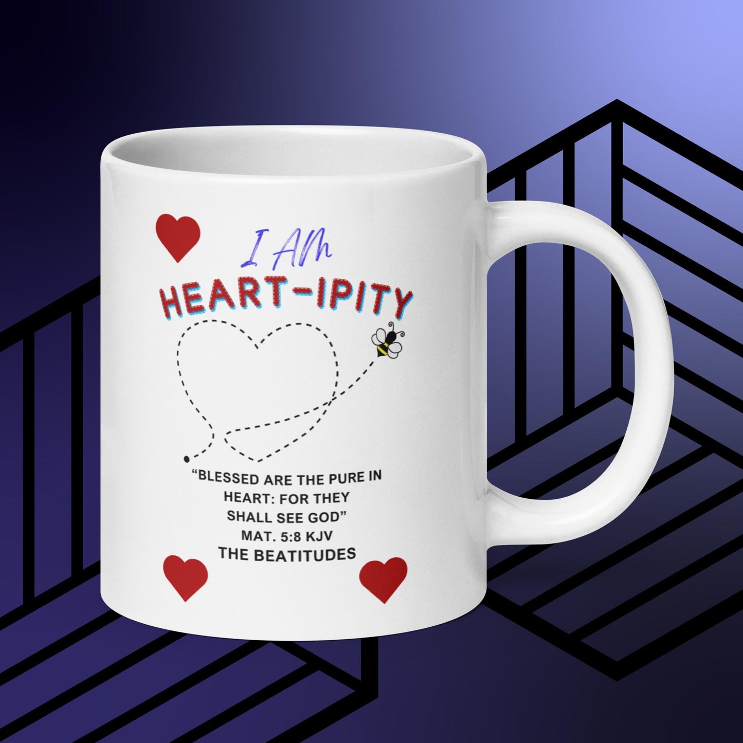 "I AM Heart-ipity" Color Coffee Mug