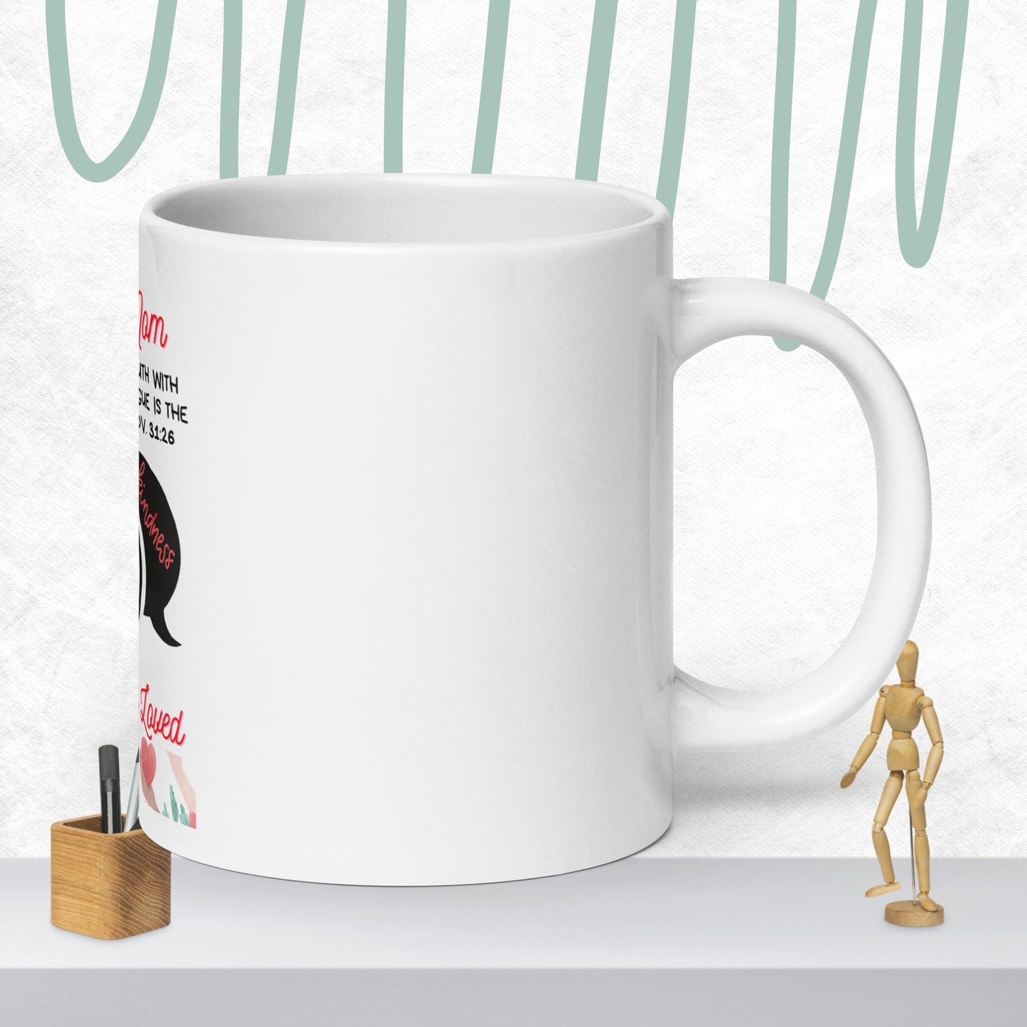 White glossy mug-Kindness