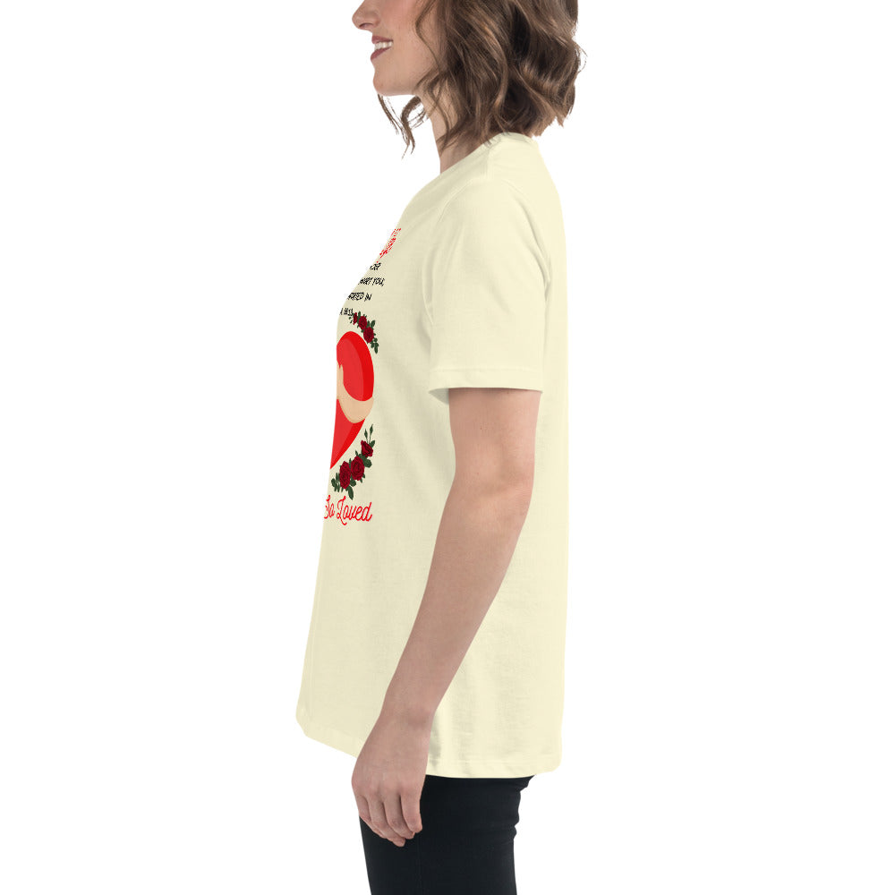 To My Wife- "Hugs" Women's Relaxed T-Shirt