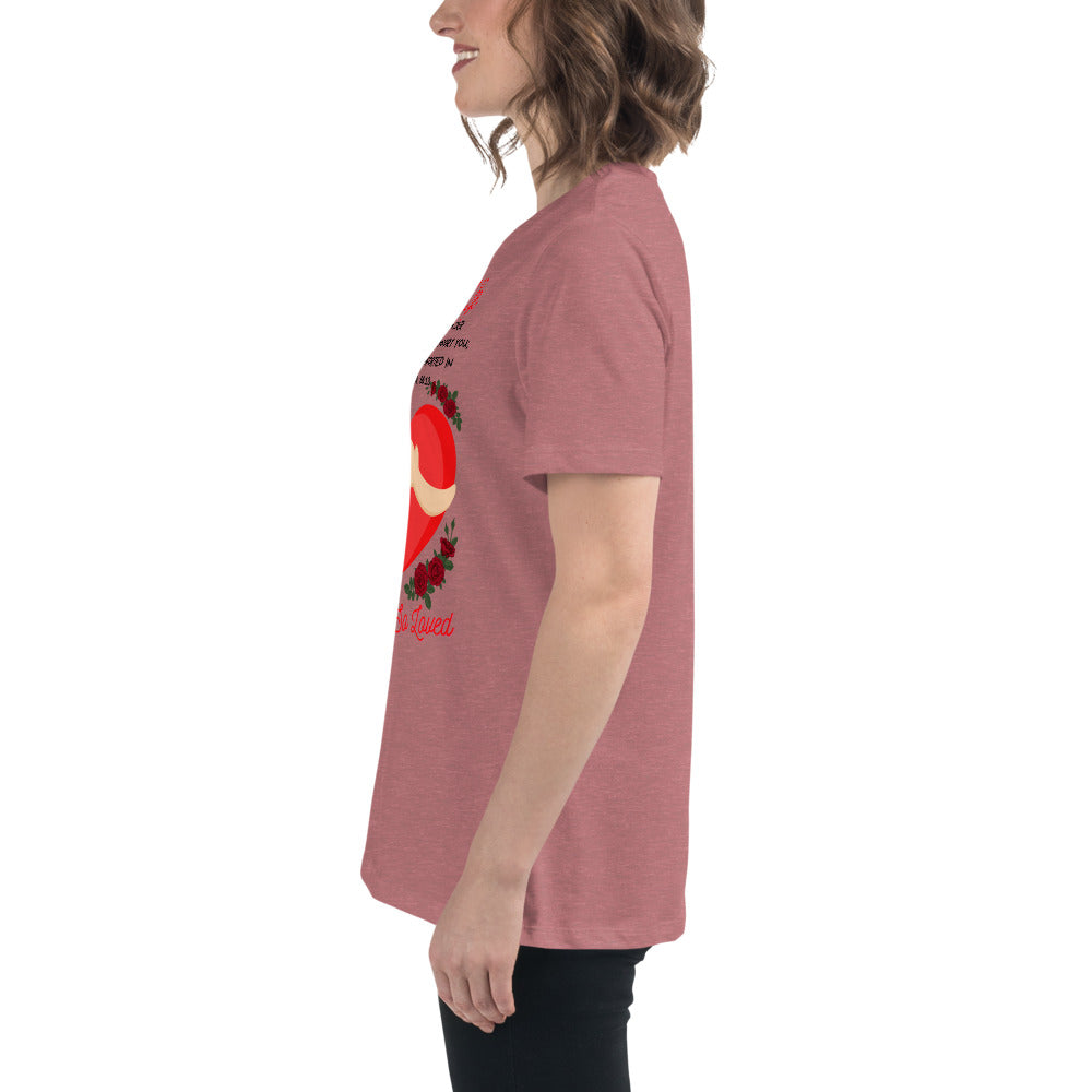 To My Wife- "Hugs" Women's Relaxed T-Shirt