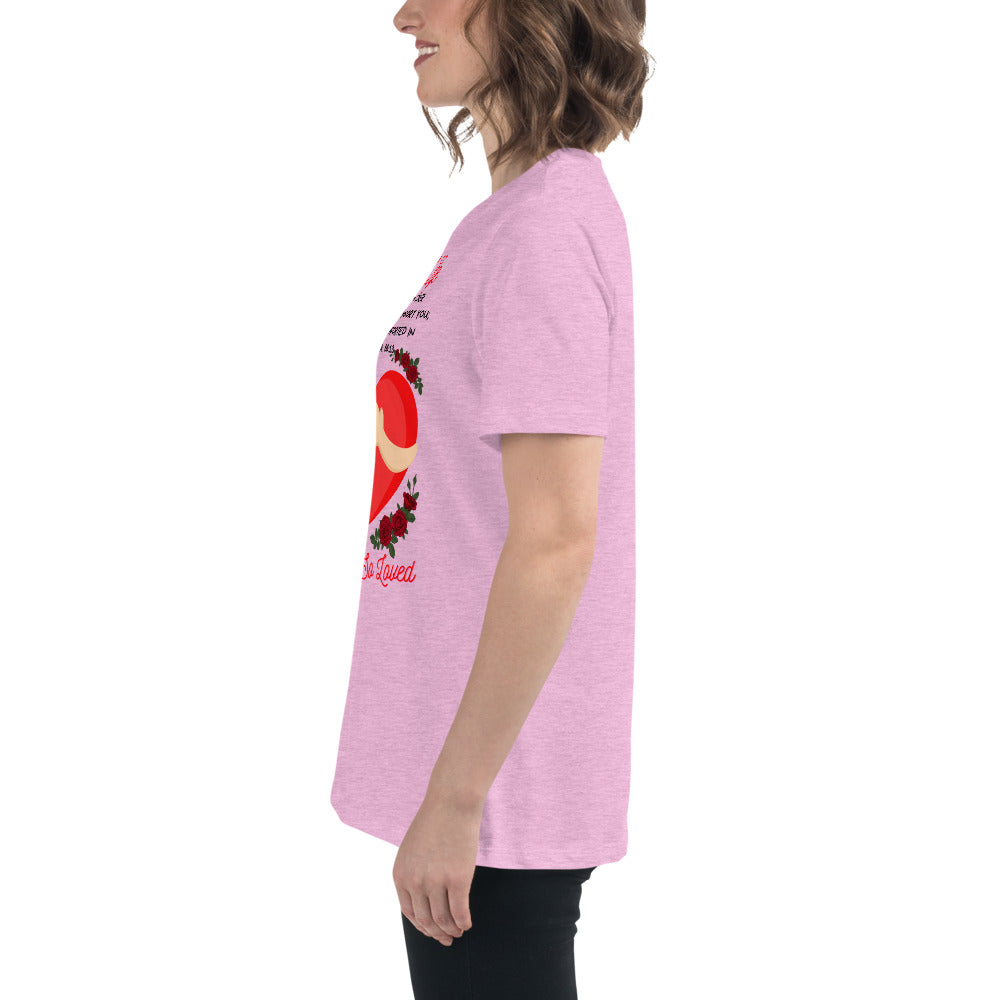 To My Wife- "Hugs" Women's Relaxed T-Shirt