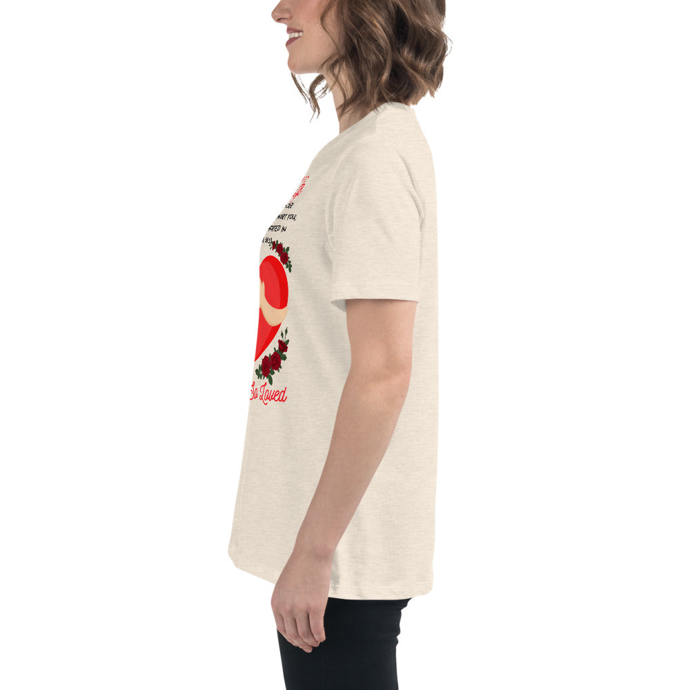 To My Wife- "Hugs" Women's Relaxed T-Shirt