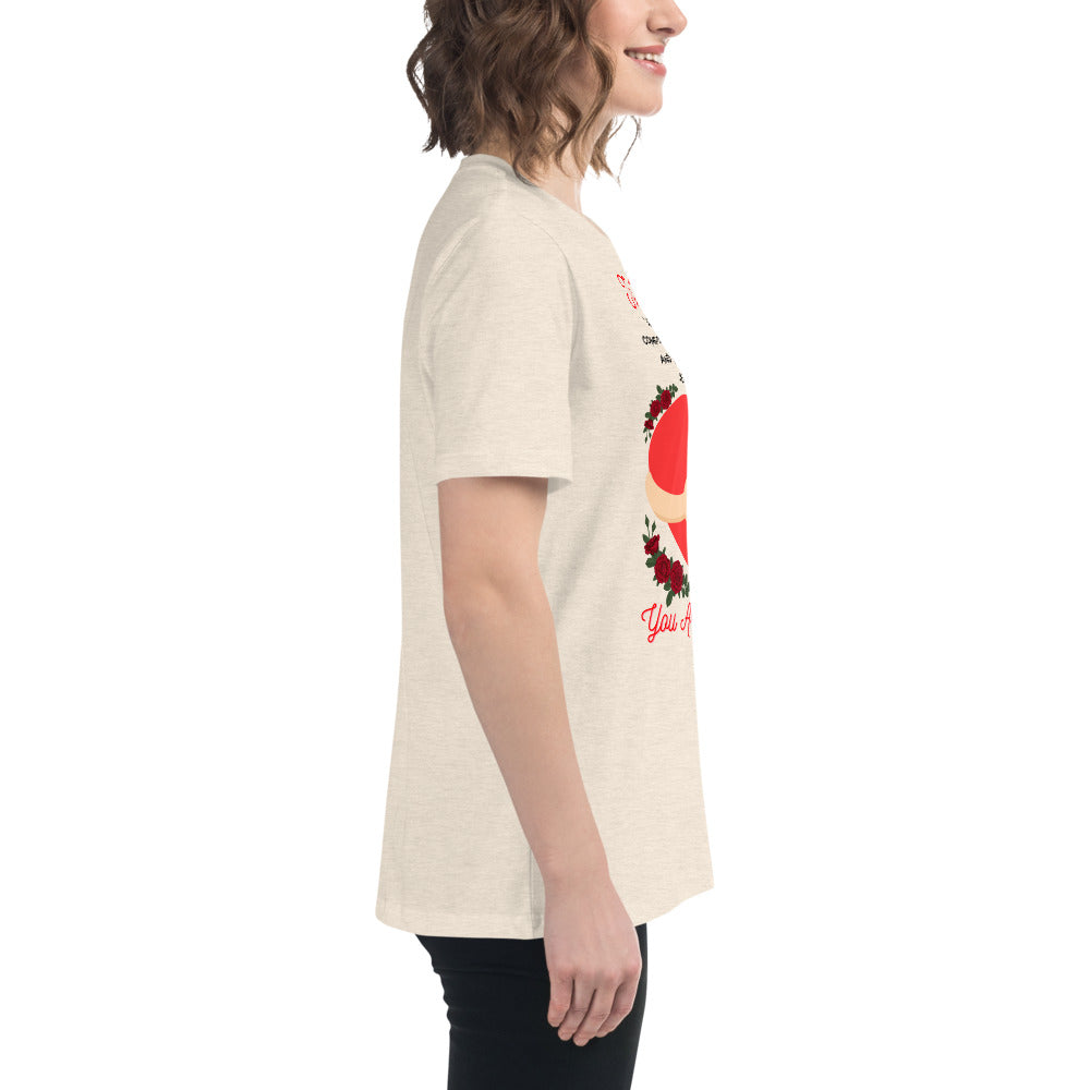 To My Wife- "Hugs" Women's Relaxed T-Shirt