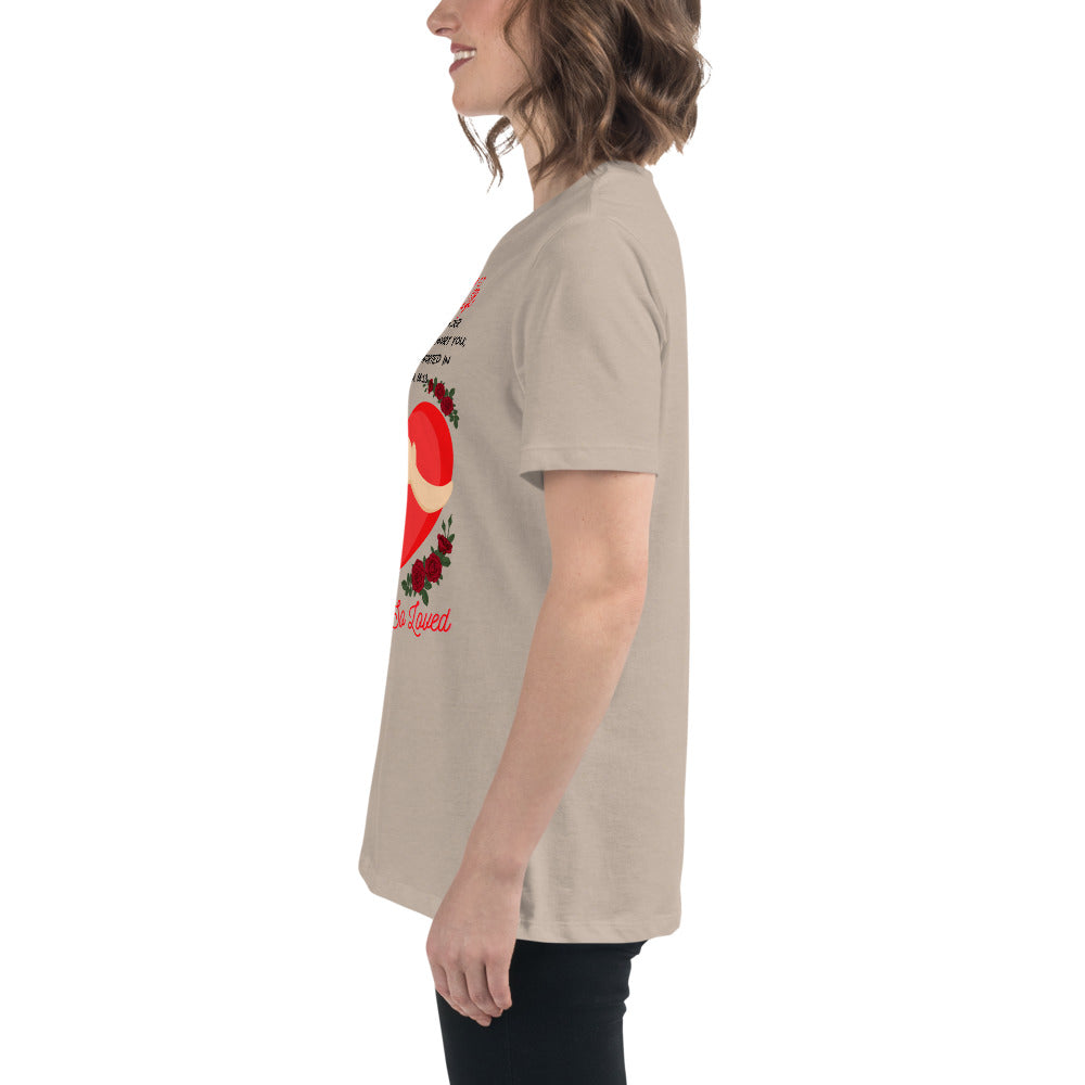 To My Wife- "Hugs" Women's Relaxed T-Shirt
