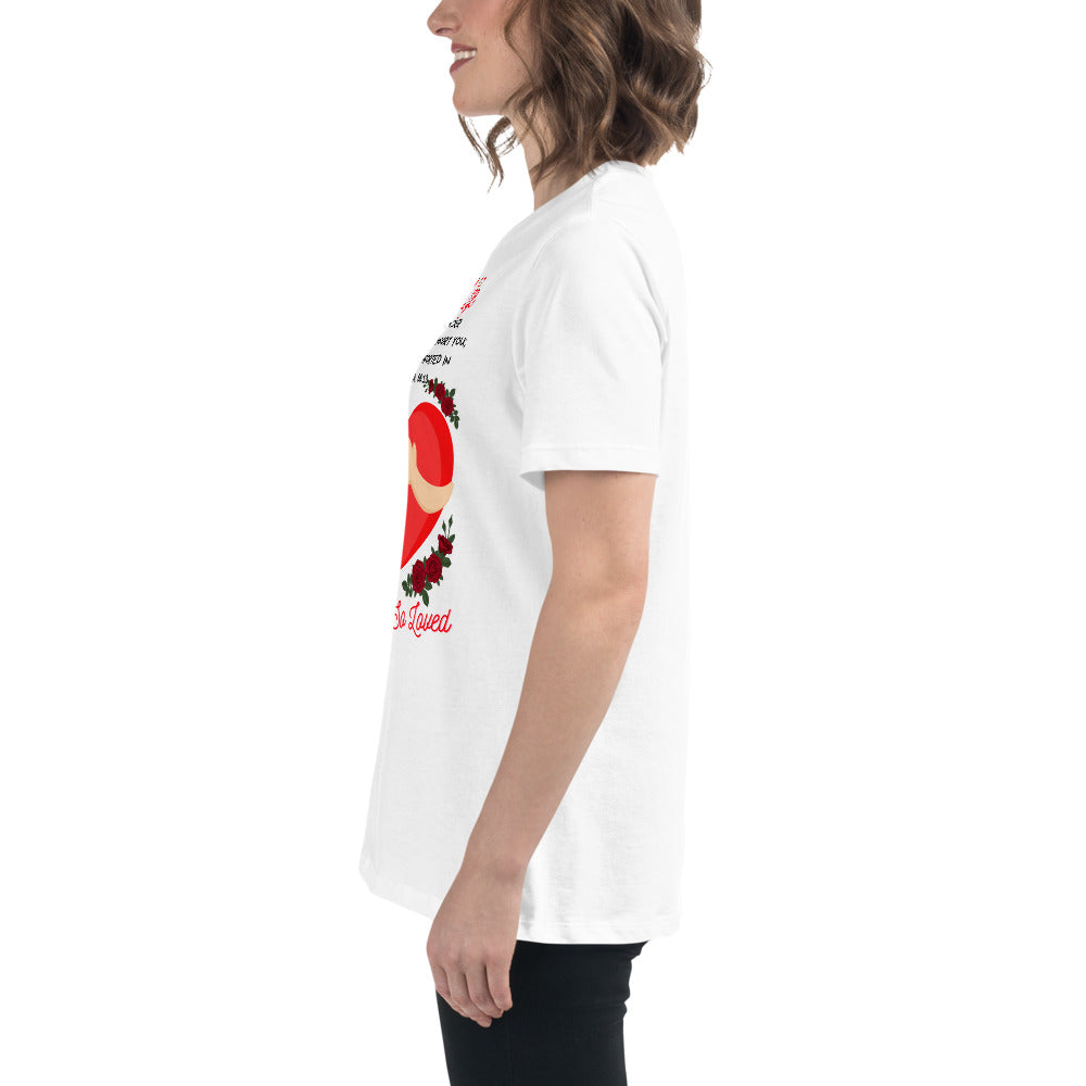 To My Wife- "Hugs" Women's Relaxed T-Shirt