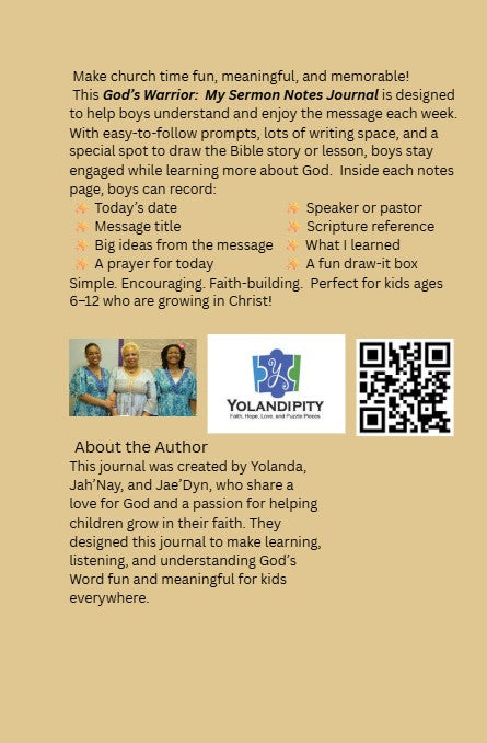 God's Warrior: My Sermon Notes Journal