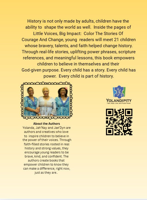 Little Voices, Big Impact: Color the Stories of Courage and Change